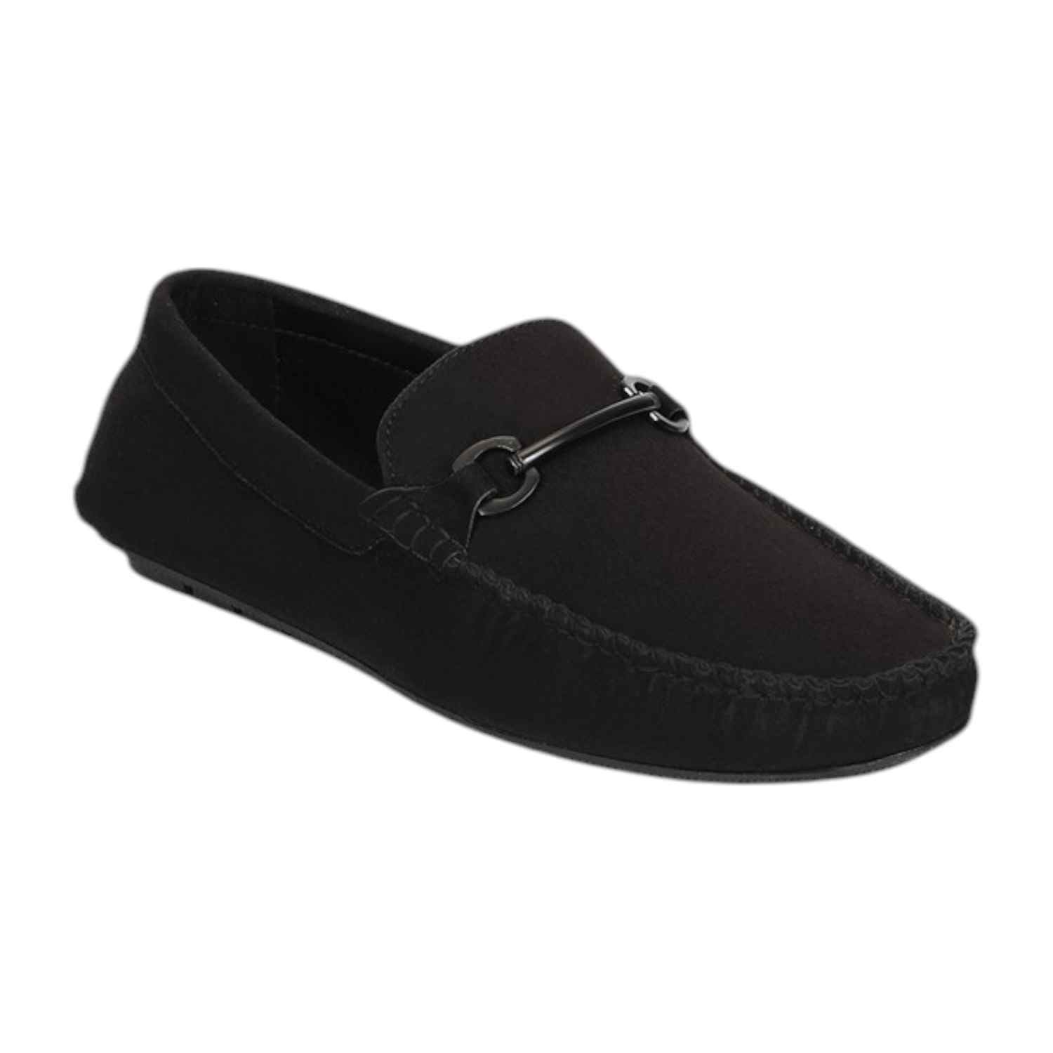 Men Casual Shoes Black Slip On
