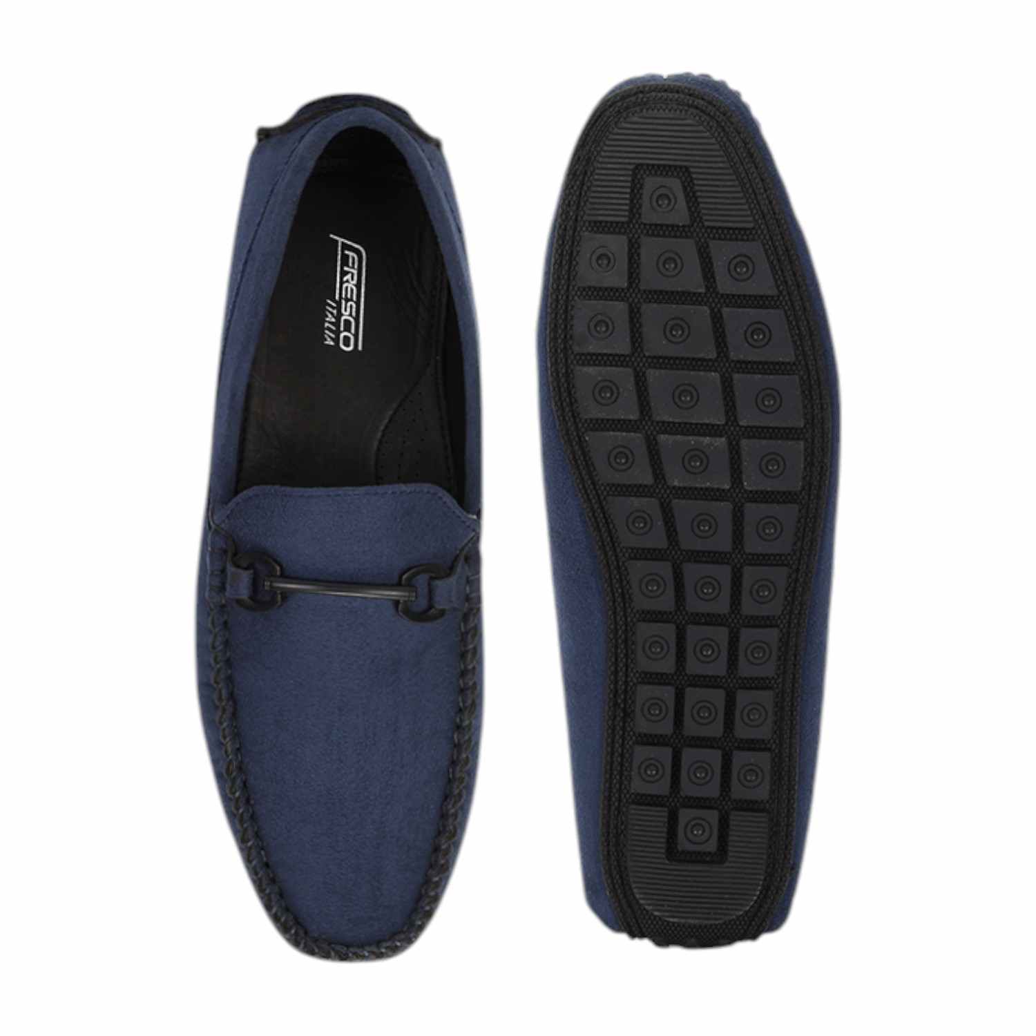 Men Casual Shoes Blue Slip On