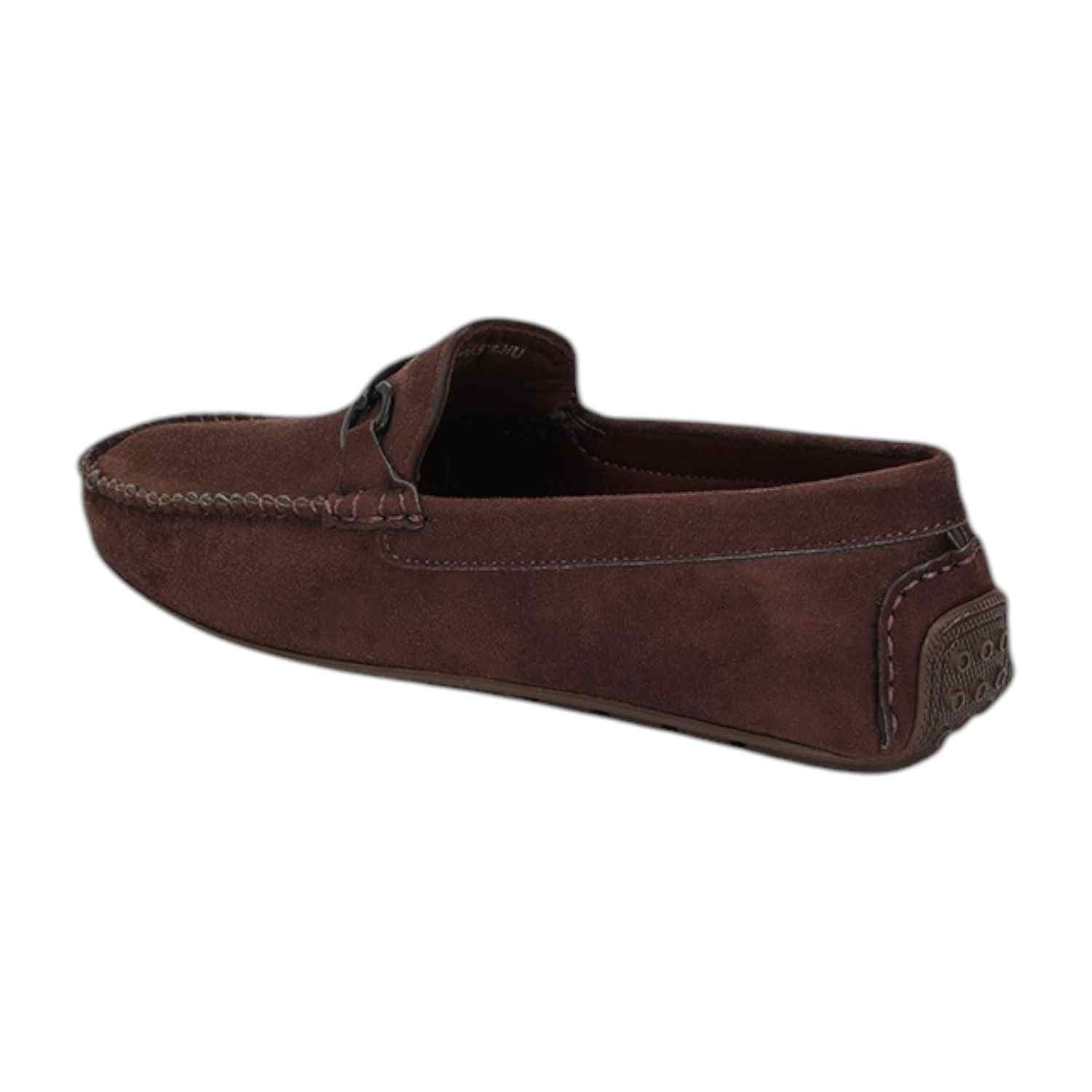 Men Casual Shoes Brown Slip On