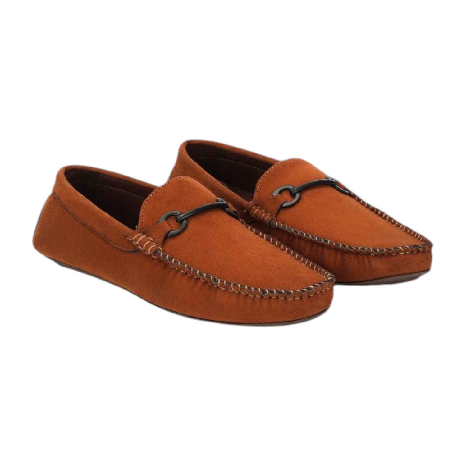 Men Casual Shoes Tan Slip On