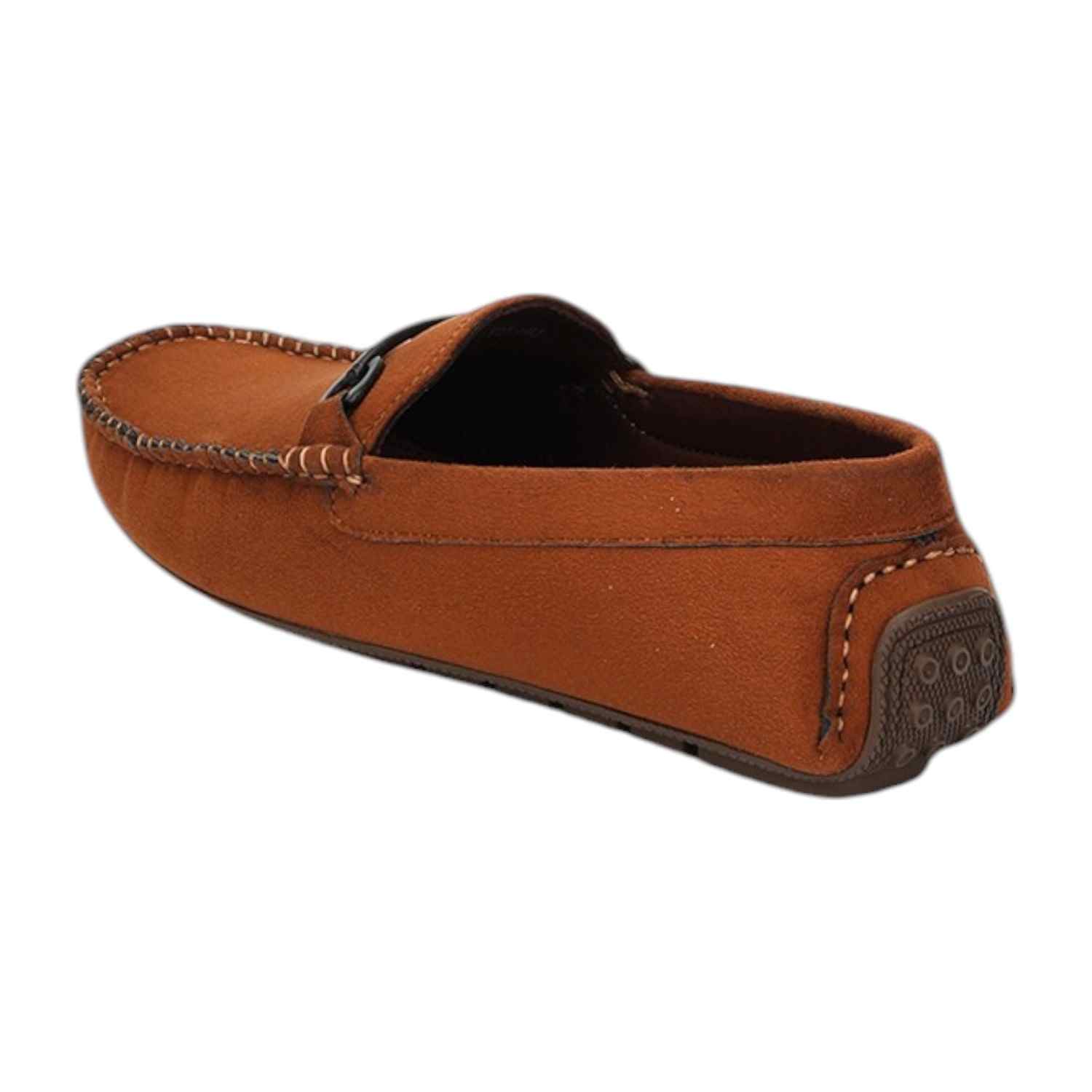 Men Casual Shoes Tan Slip On