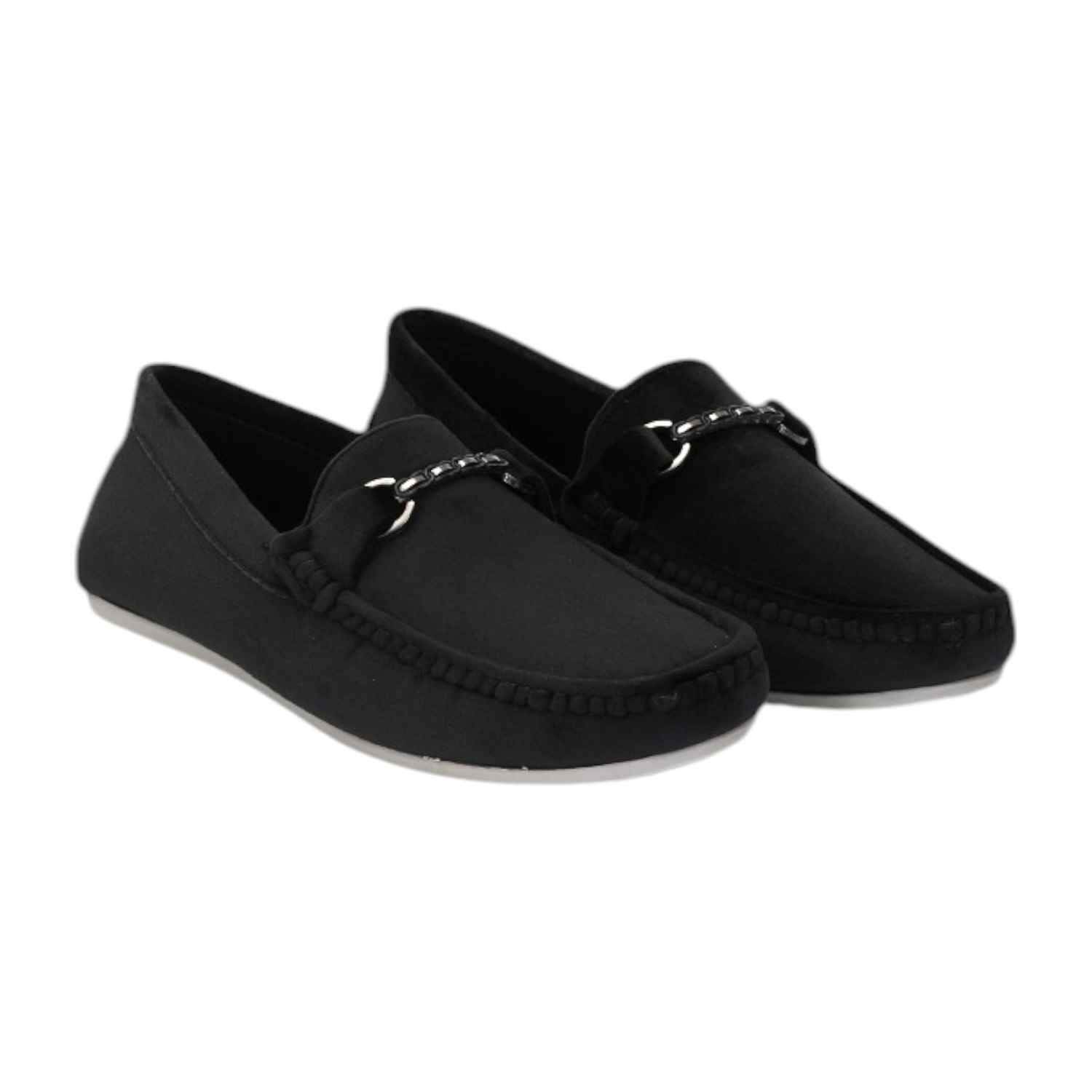 Men Casual Shoes Black Slip On