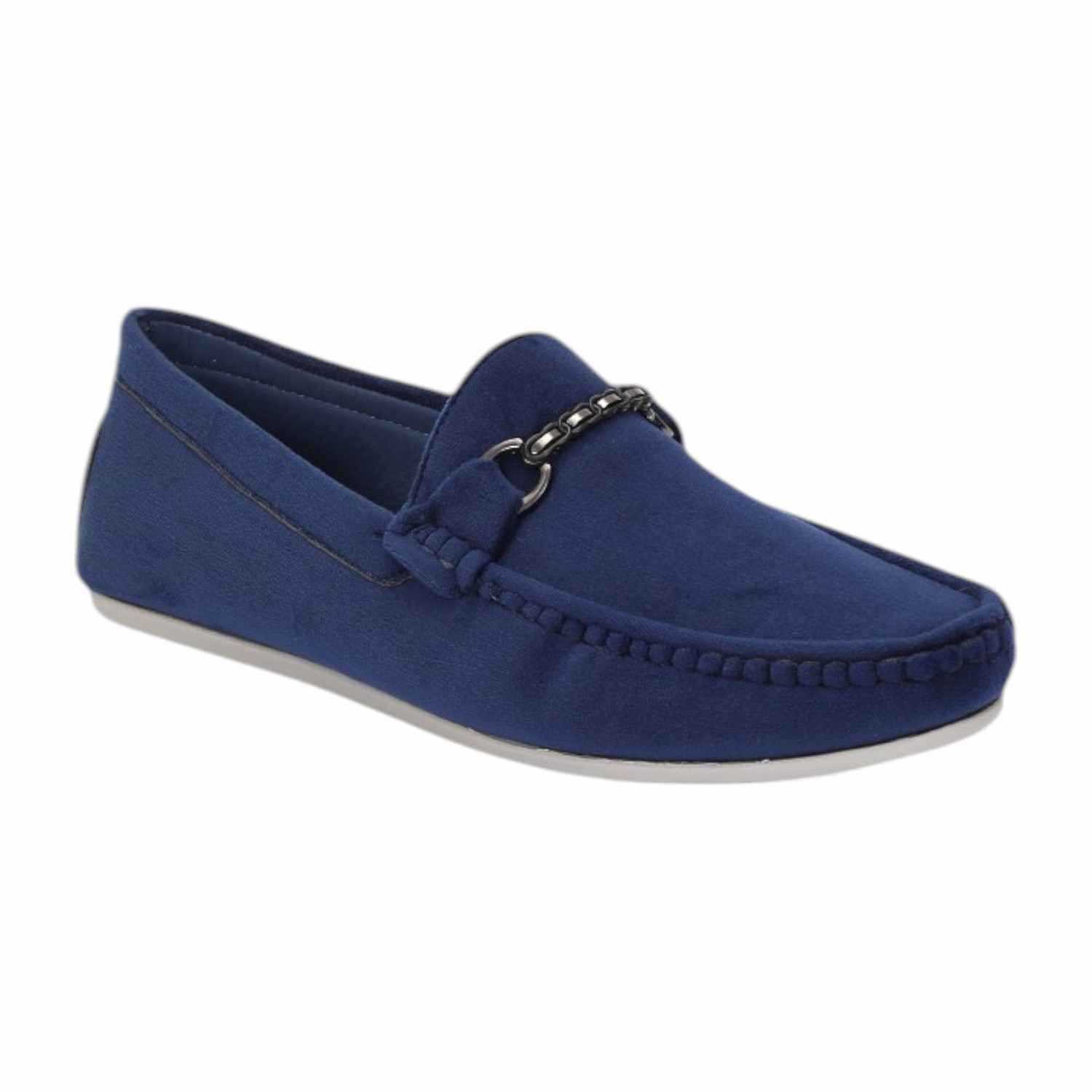 Men Casual Shoes Blue Slip On