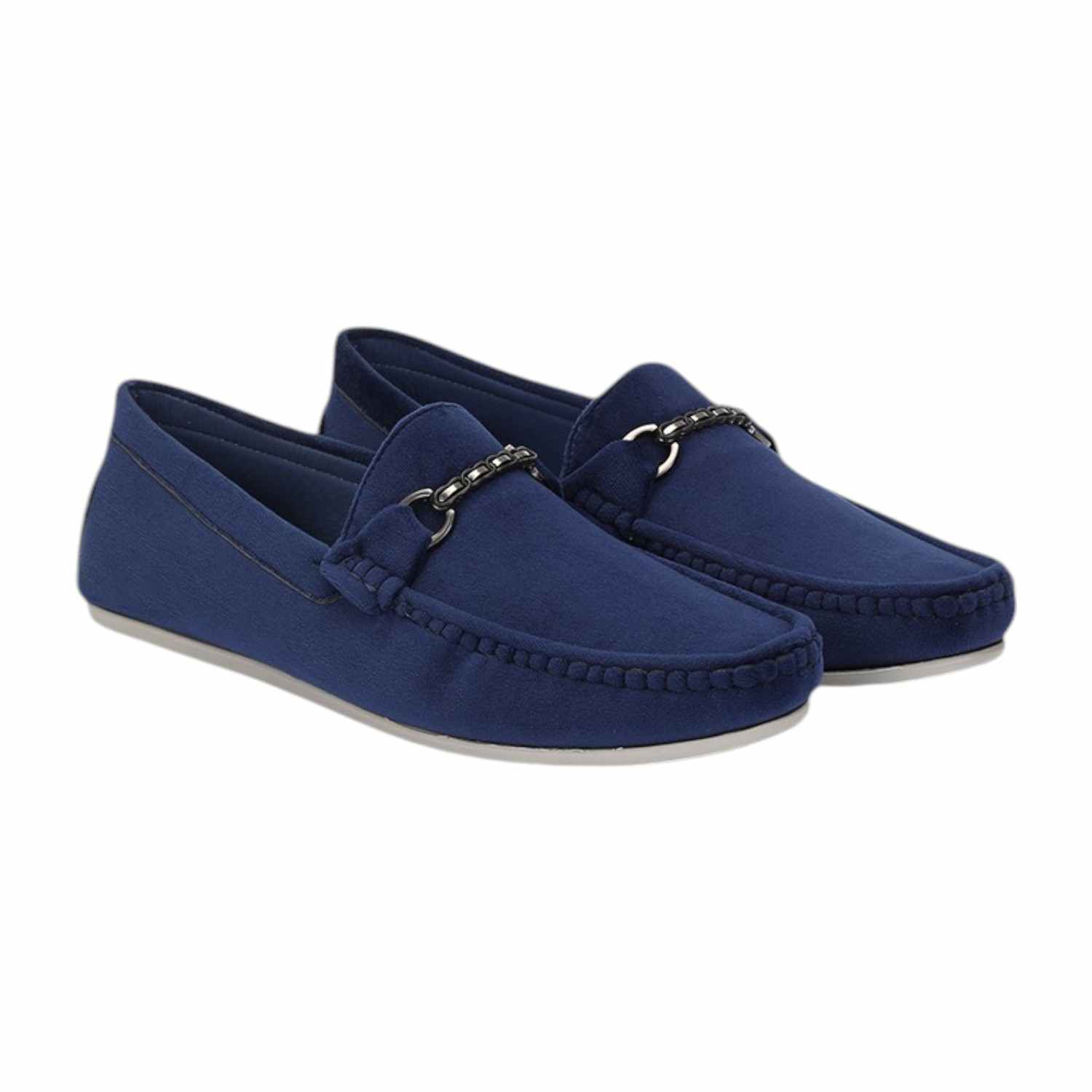 Men Casual Shoes Blue Slip On