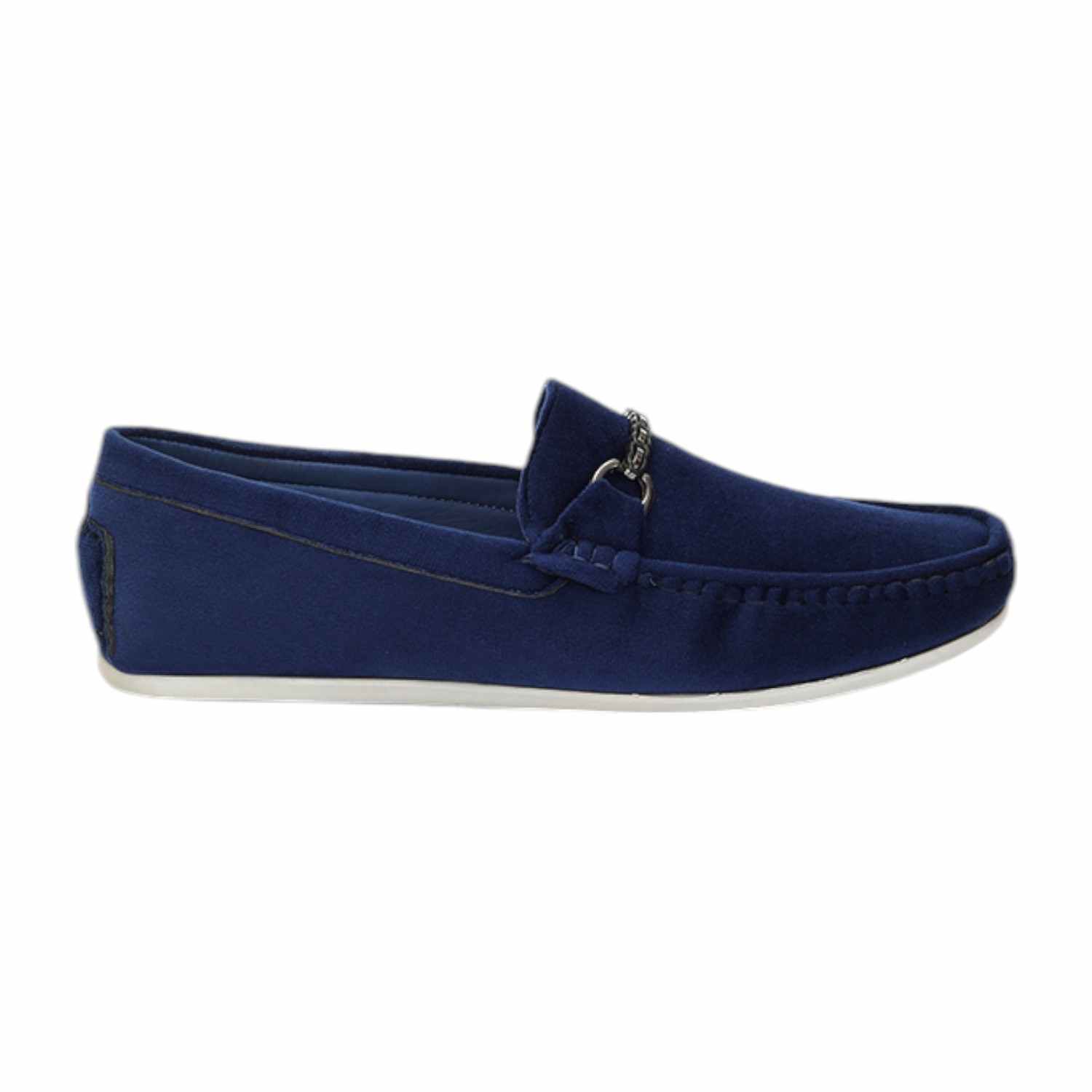 Men Casual Shoes Blue Slip On