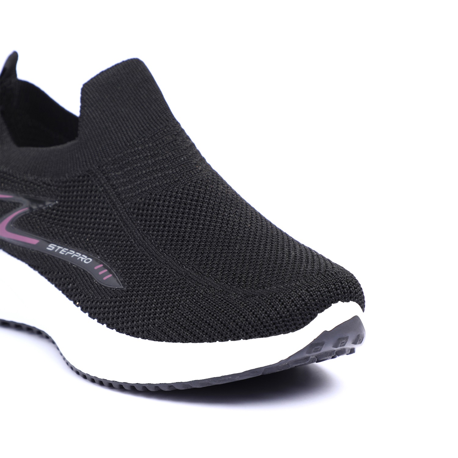 Black Performance Slip-Ons for Women