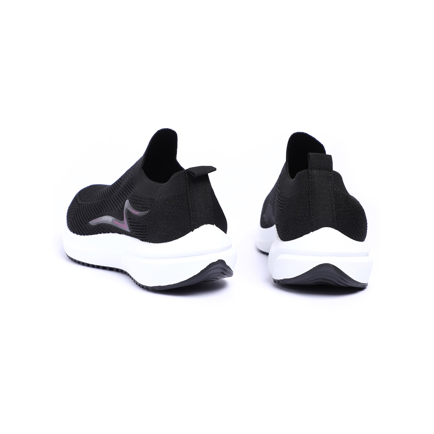 Black Performance Slip-Ons for Women