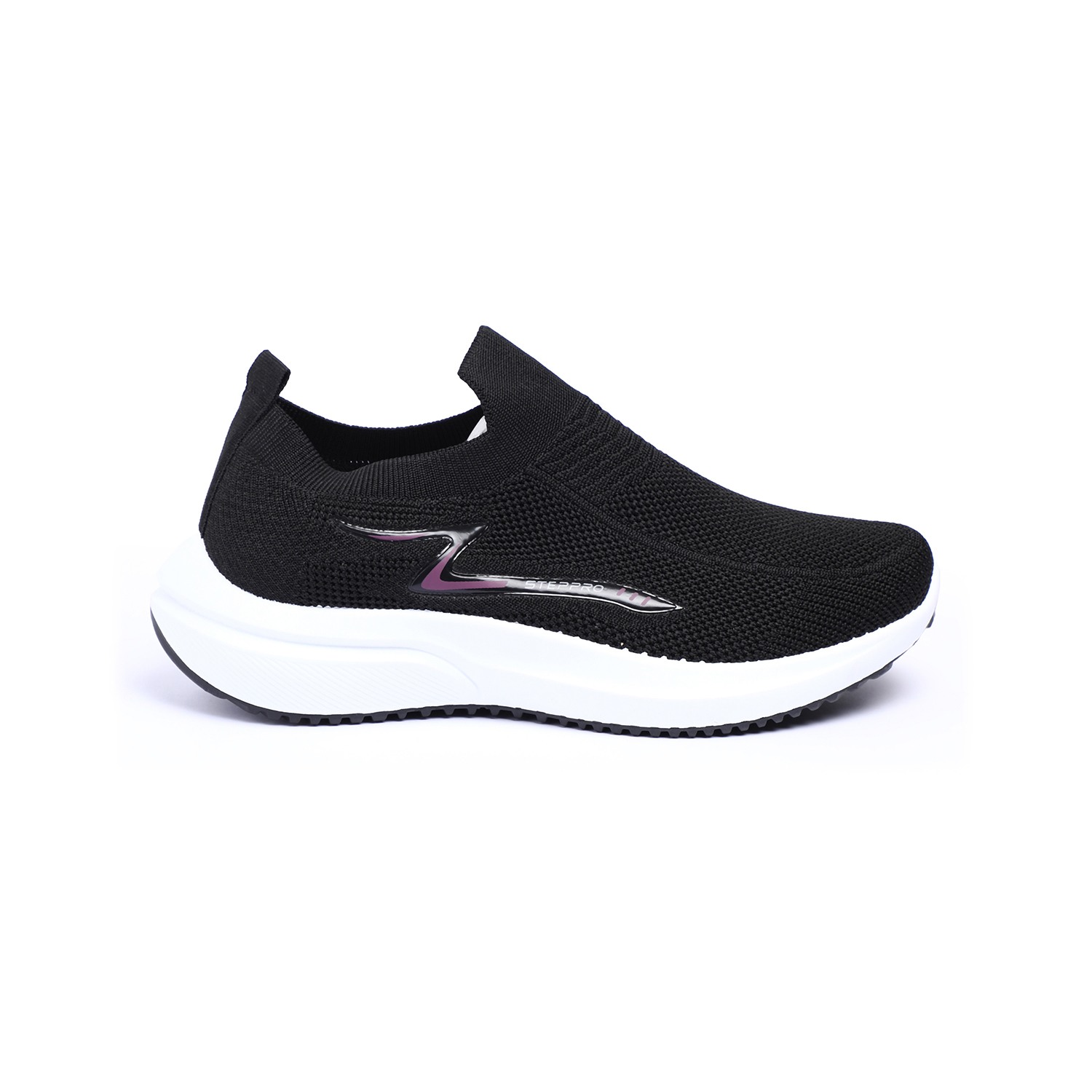 Black Performance Slip-Ons for Women
