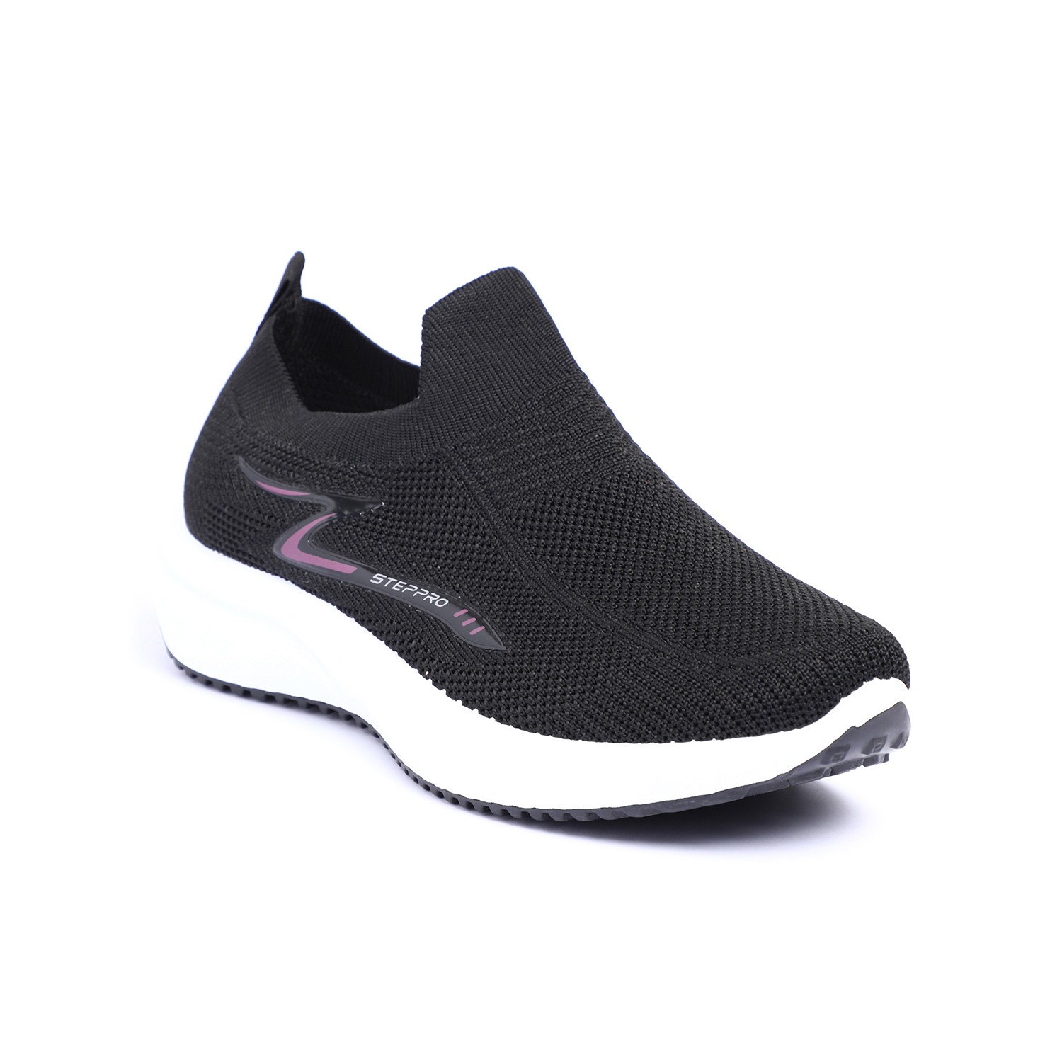 Black Performance Slip-Ons for Women
