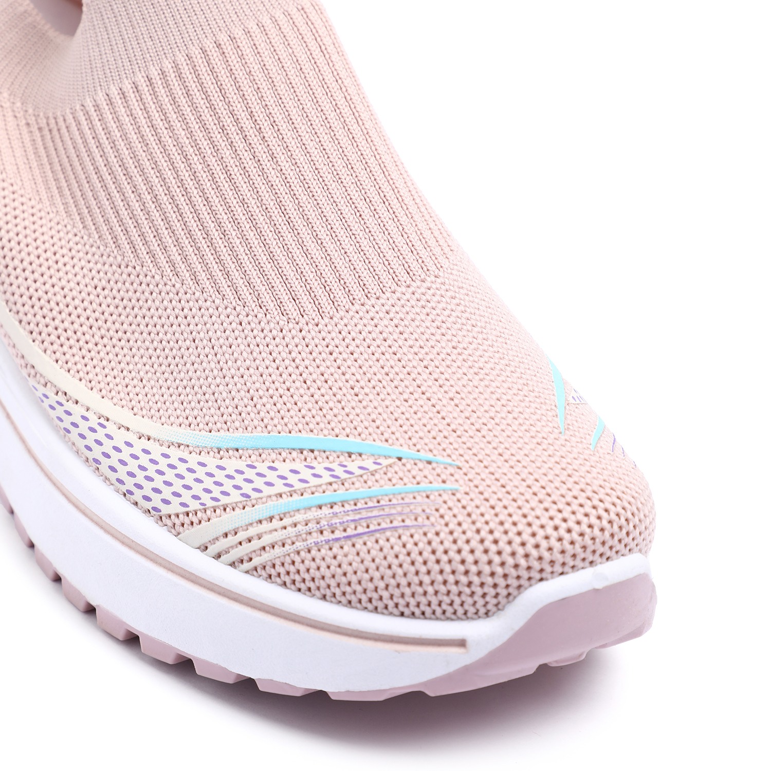 Women Nude Pink Sneakers