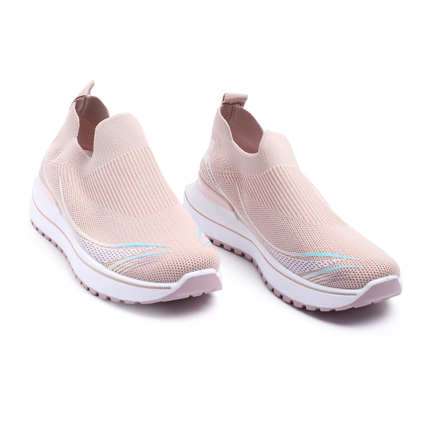 Women Nude Pink Sneakers