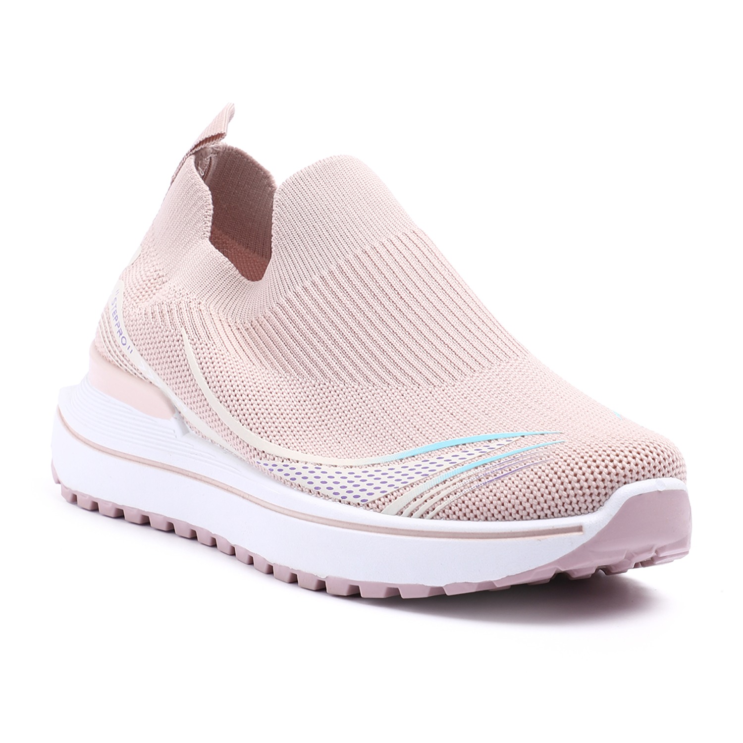 Women Nude Pink Sneakers