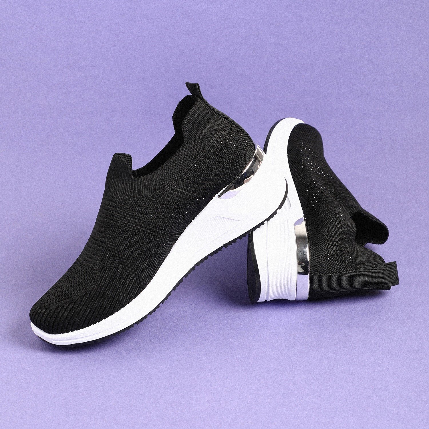 Women Black Sneakers