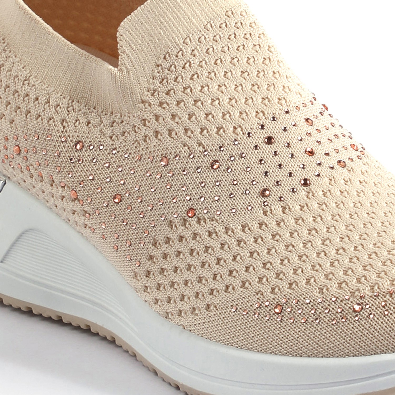 Women Beige Sneakers