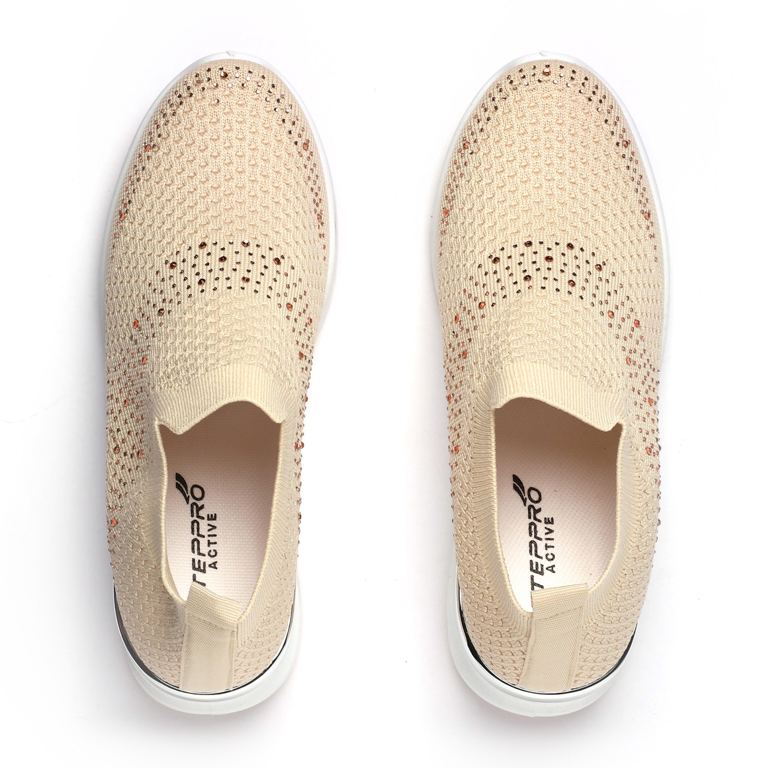 Women Beige Sneakers