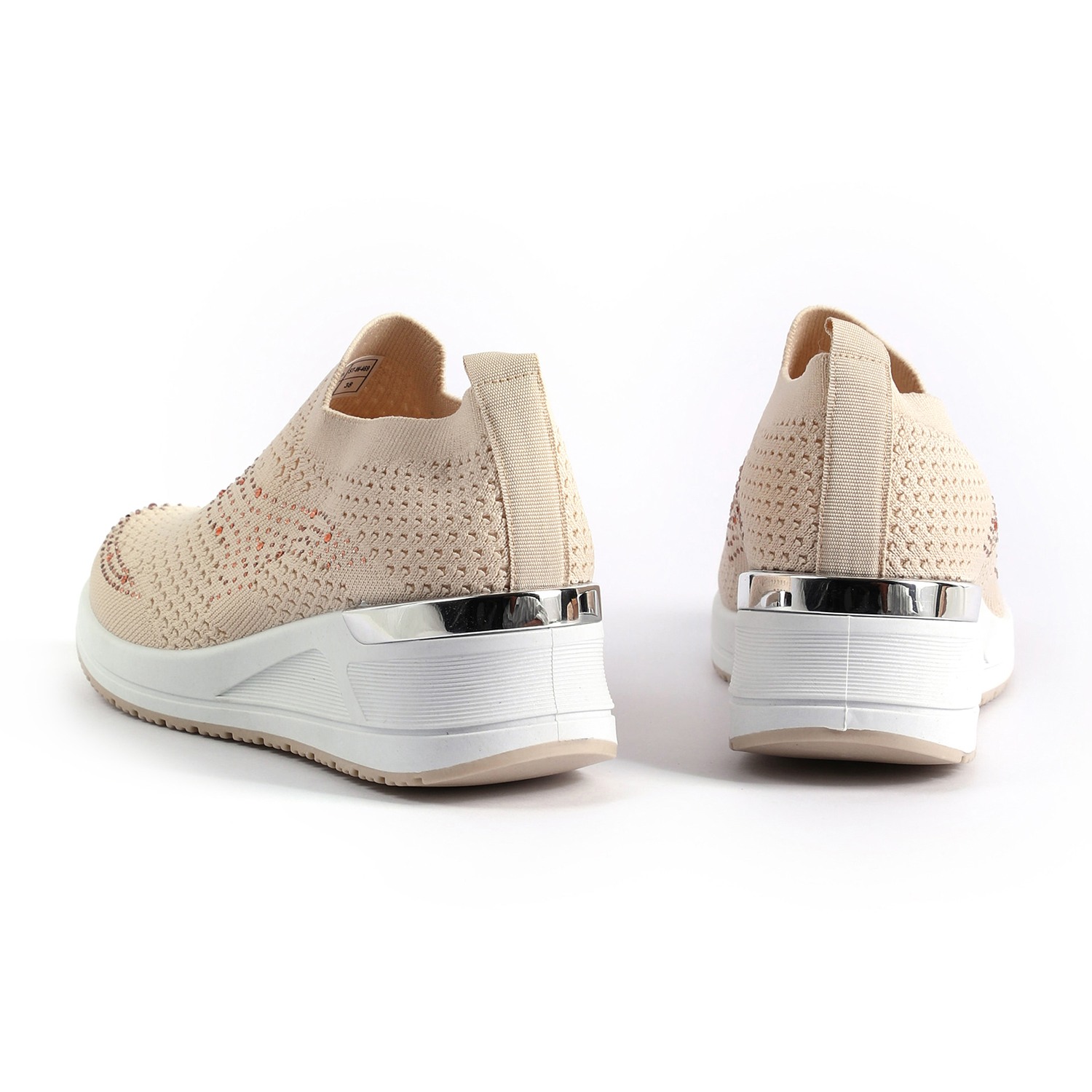 Women Beige Sneakers