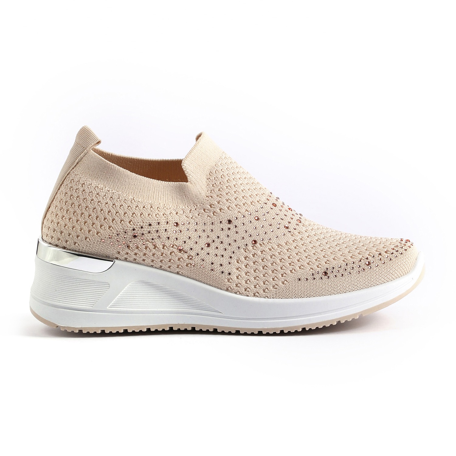 Women Beige Sneakers