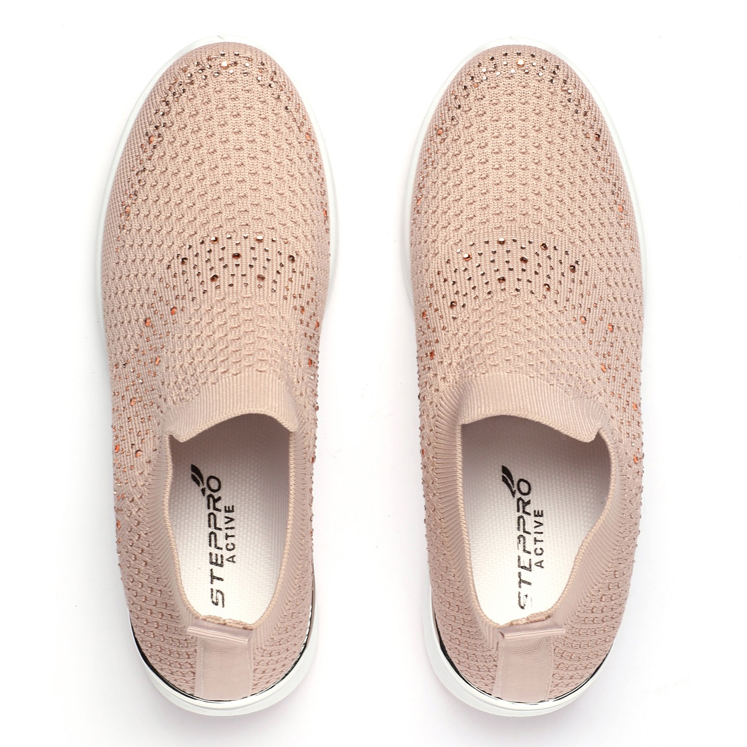 Women Nude Pink Sneakers