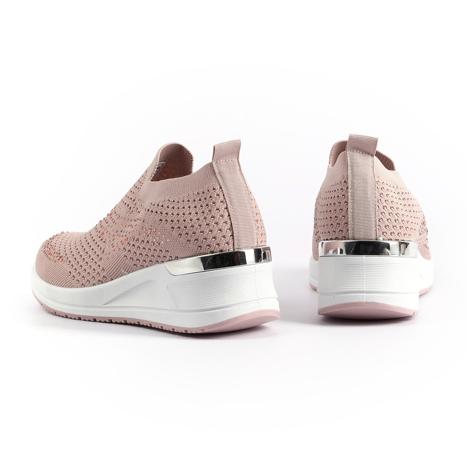 Women Nude Pink Sneakers