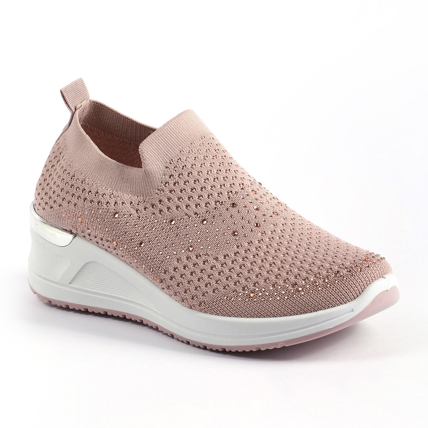 Women Nude Pink Sneakers