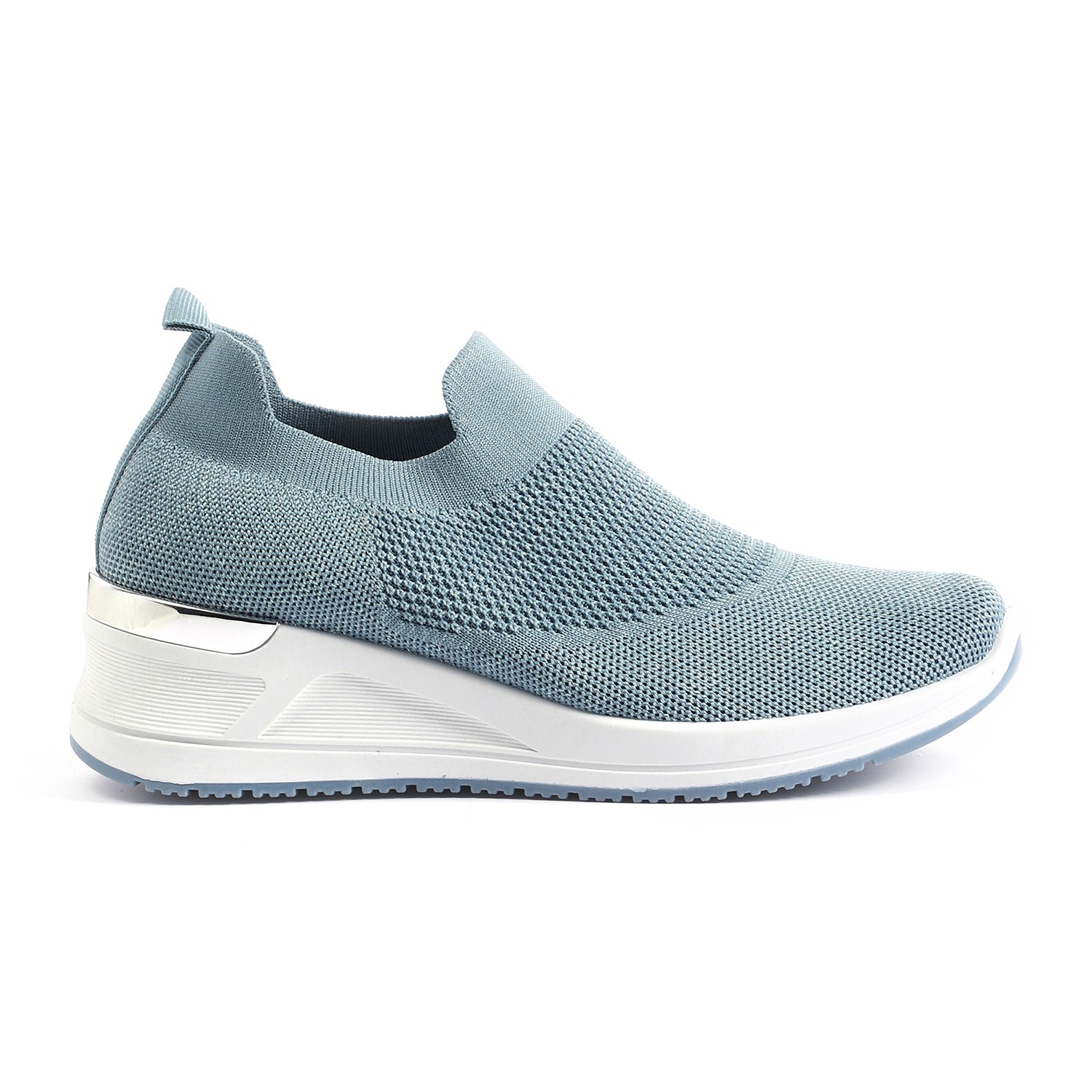 Cloud Blue Metal Accent Sneakers for Women