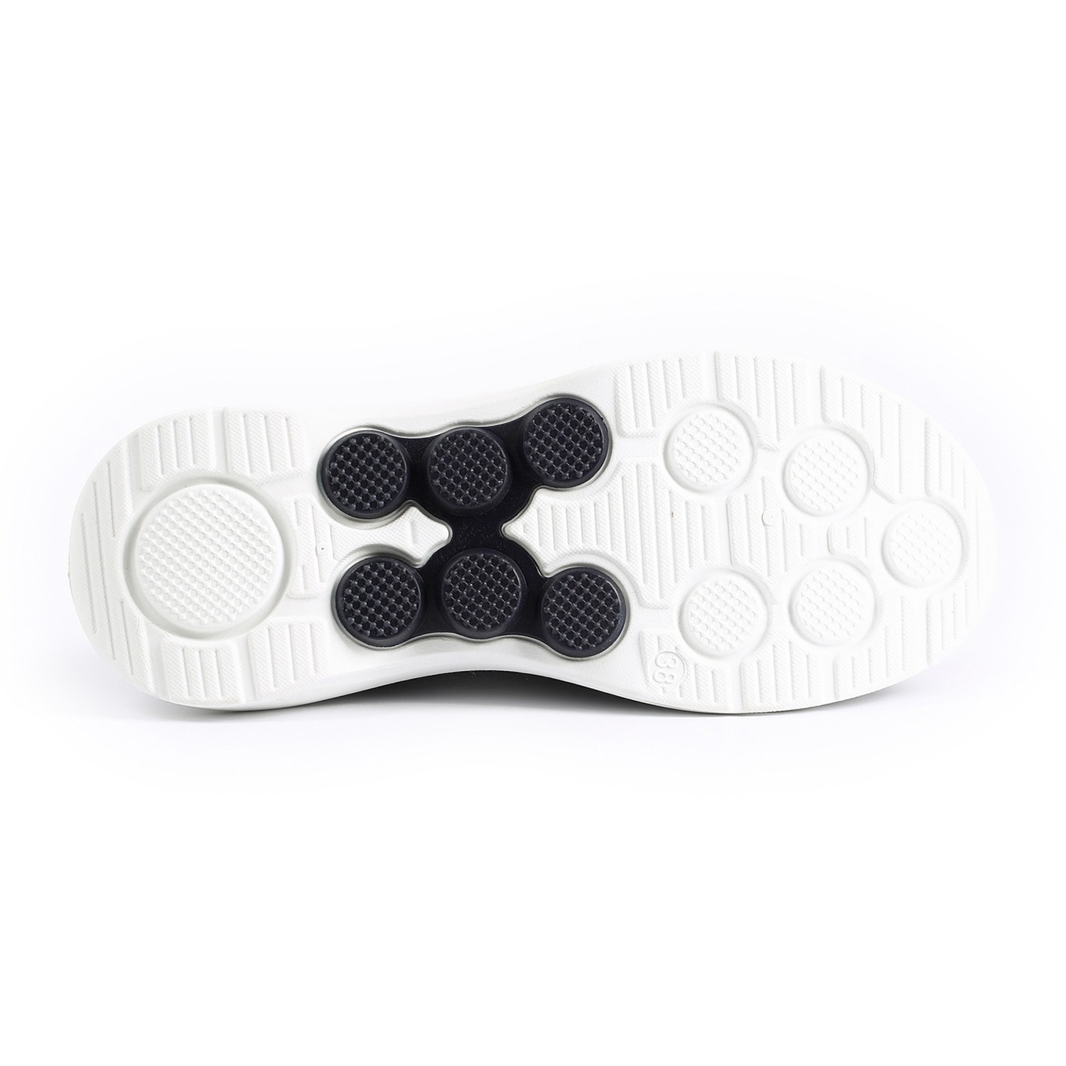 Navy Glitter Cushioned Go-Walkers for Women