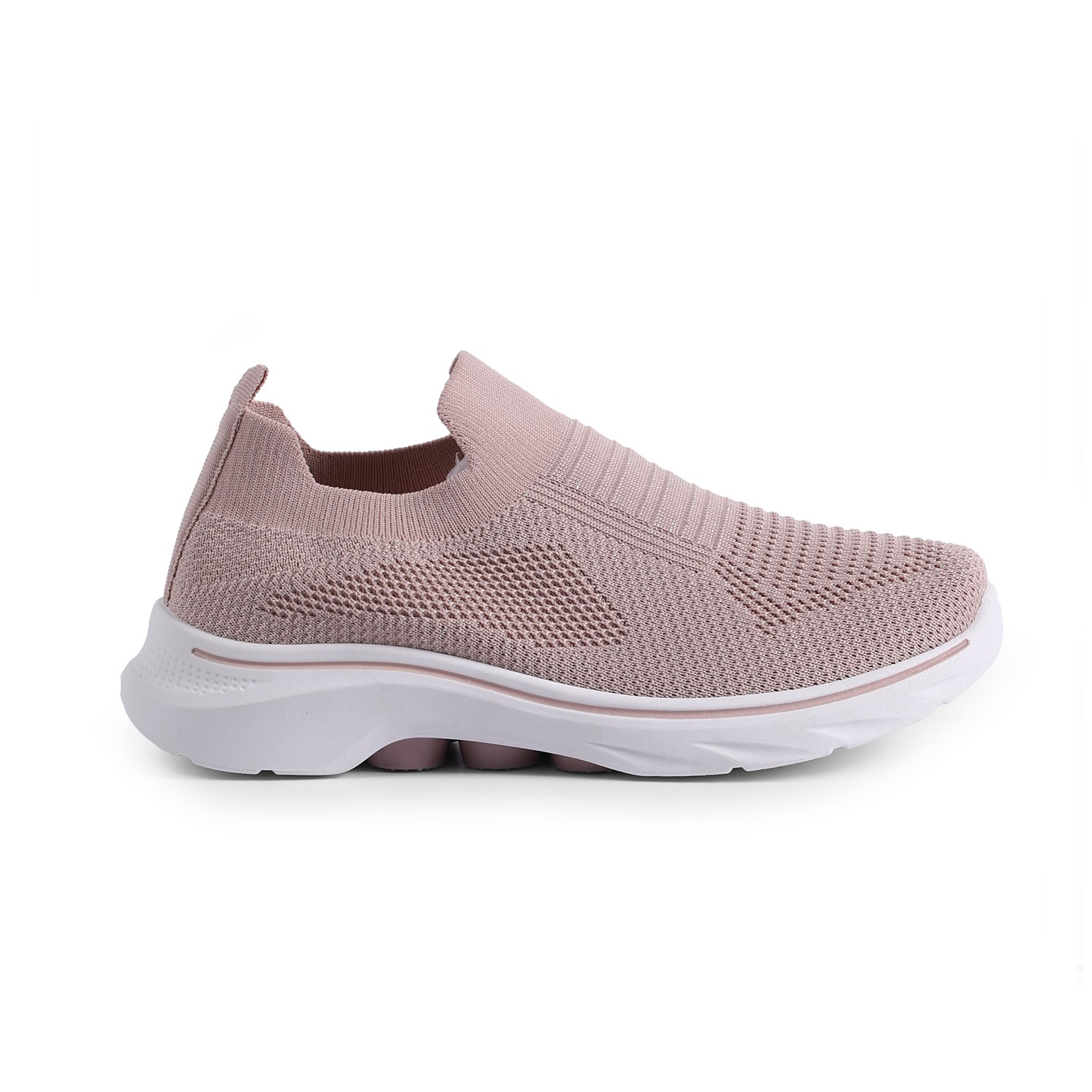 Light Pink Cushioned Go-Walkers for Women