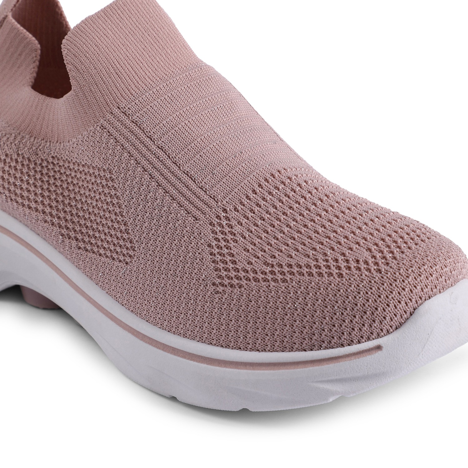 Light Pink Cushioned Go-Walkers for Women