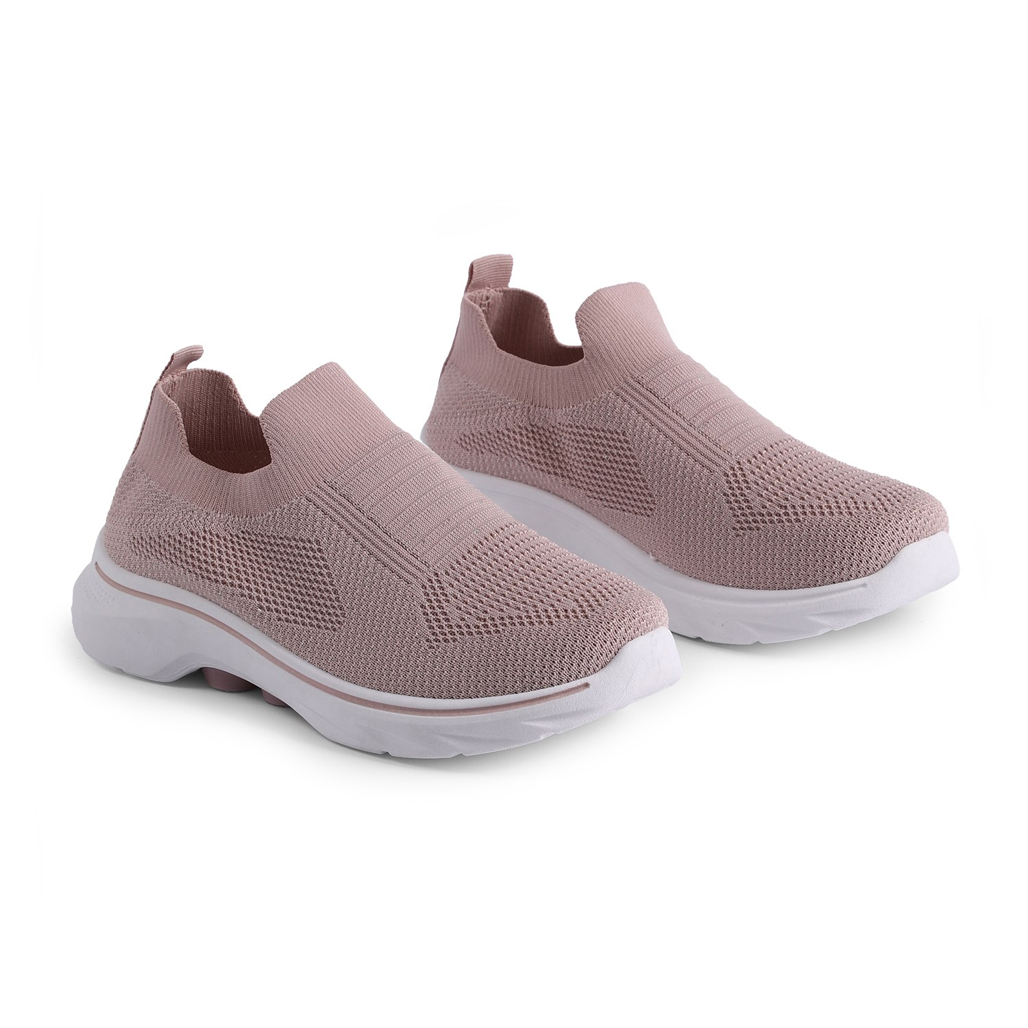Light Pink Cushioned Go-Walkers for Women