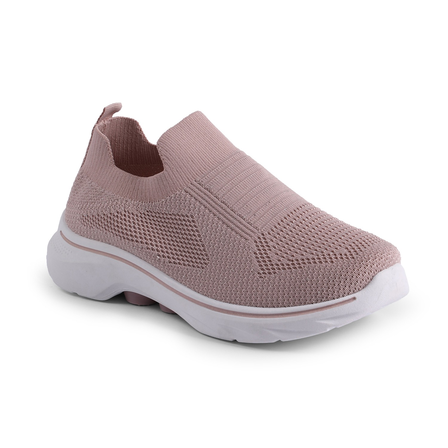 Light Pink Cushioned Go-Walkers for Women