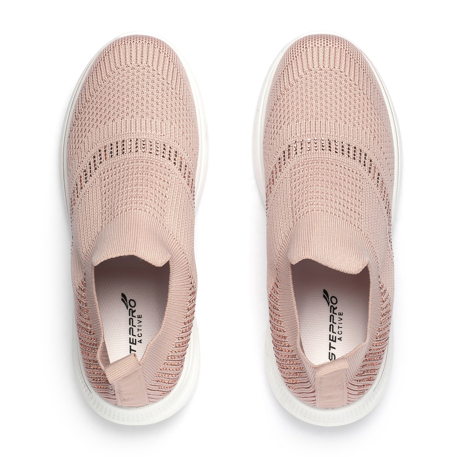 Glimmer Knit Pink Trainers for Women