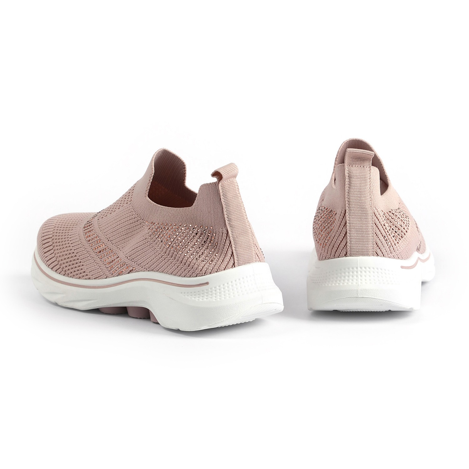 Glimmer Knit Pink Trainers for Women