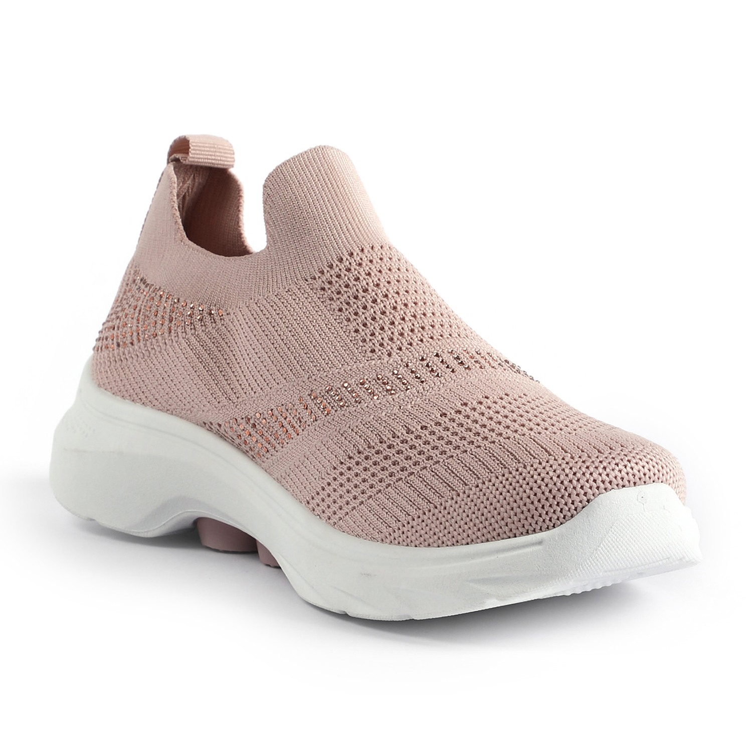 Glimmer Knit Pink Trainers for Women