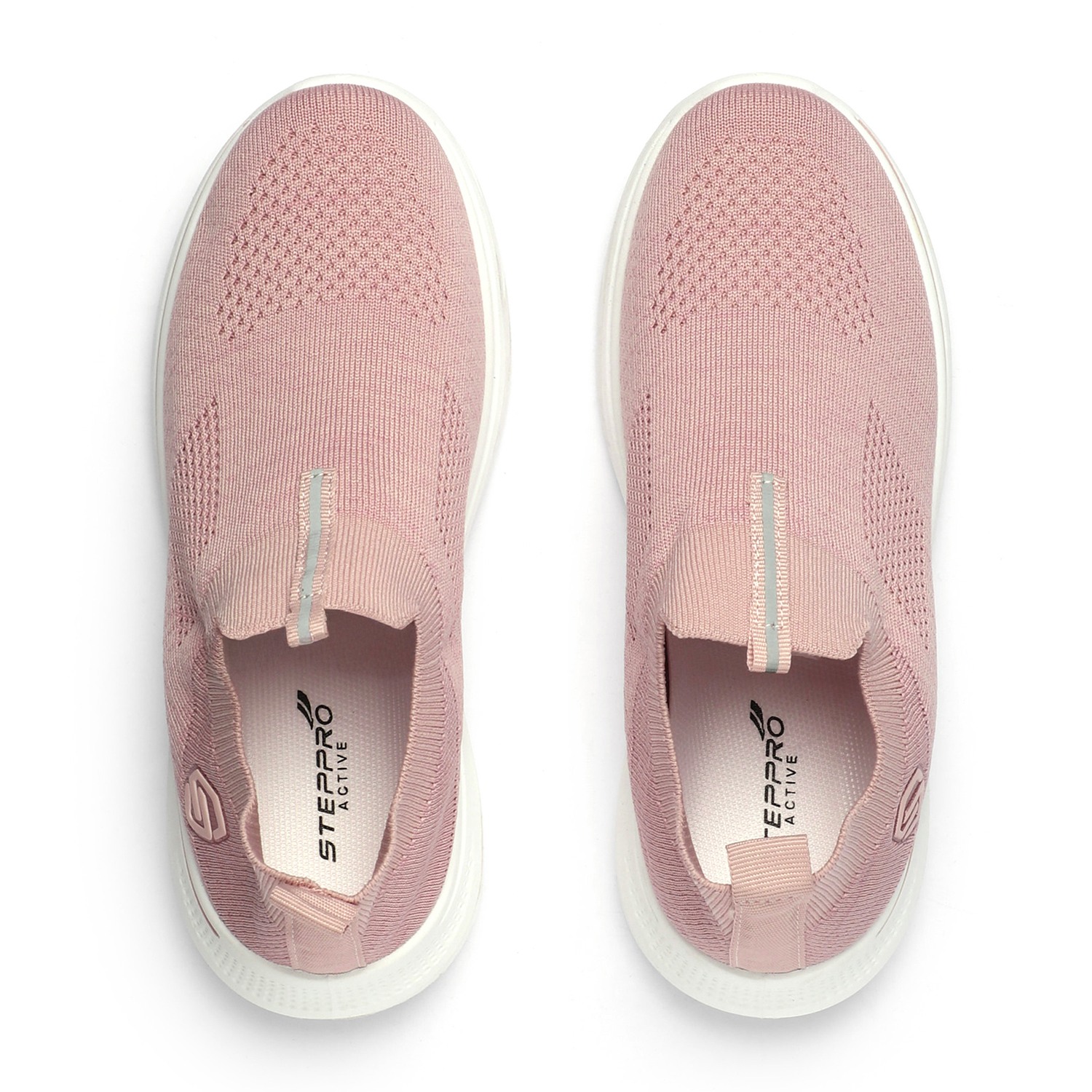 Blush Sporty Stripe Slip-Ons for Women