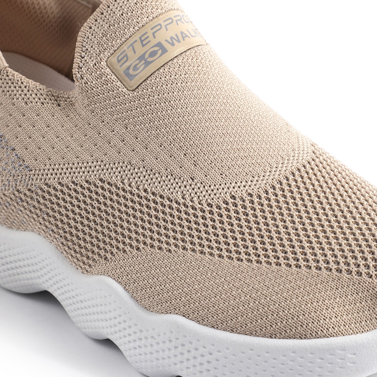 Minimalist Beige Active Slip-Ons for Women