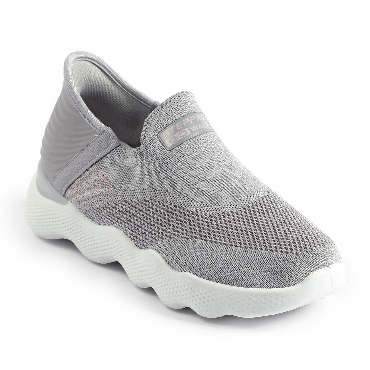 Minimalist Grey Active Slip-Ons for Women