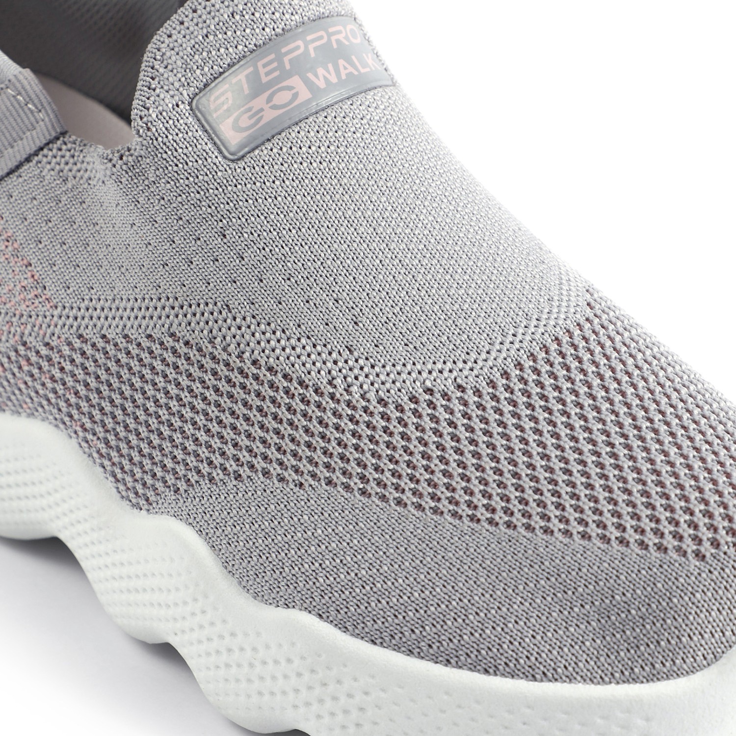 Minimalist Grey Active Slip-Ons for Women