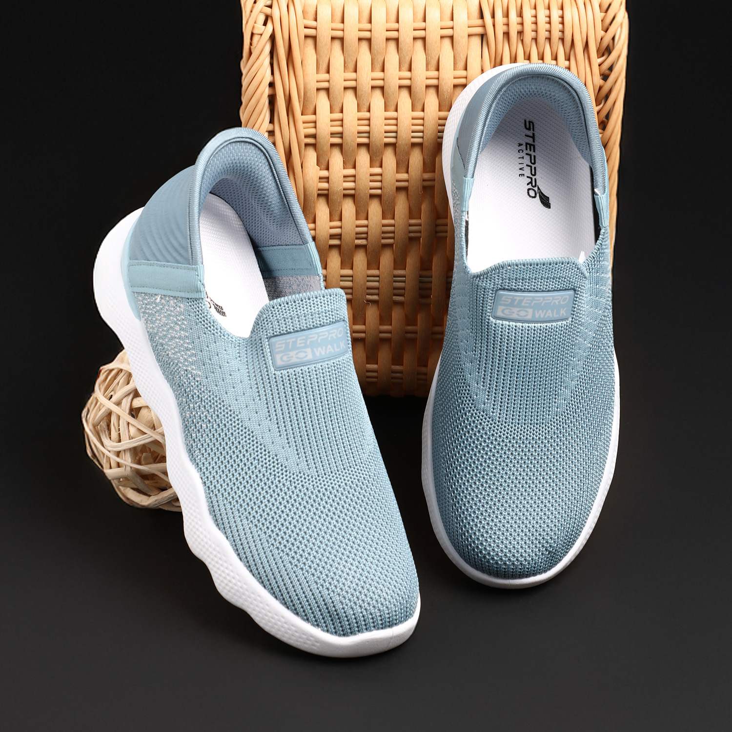 Go-Walk Blue Slip-On for Women