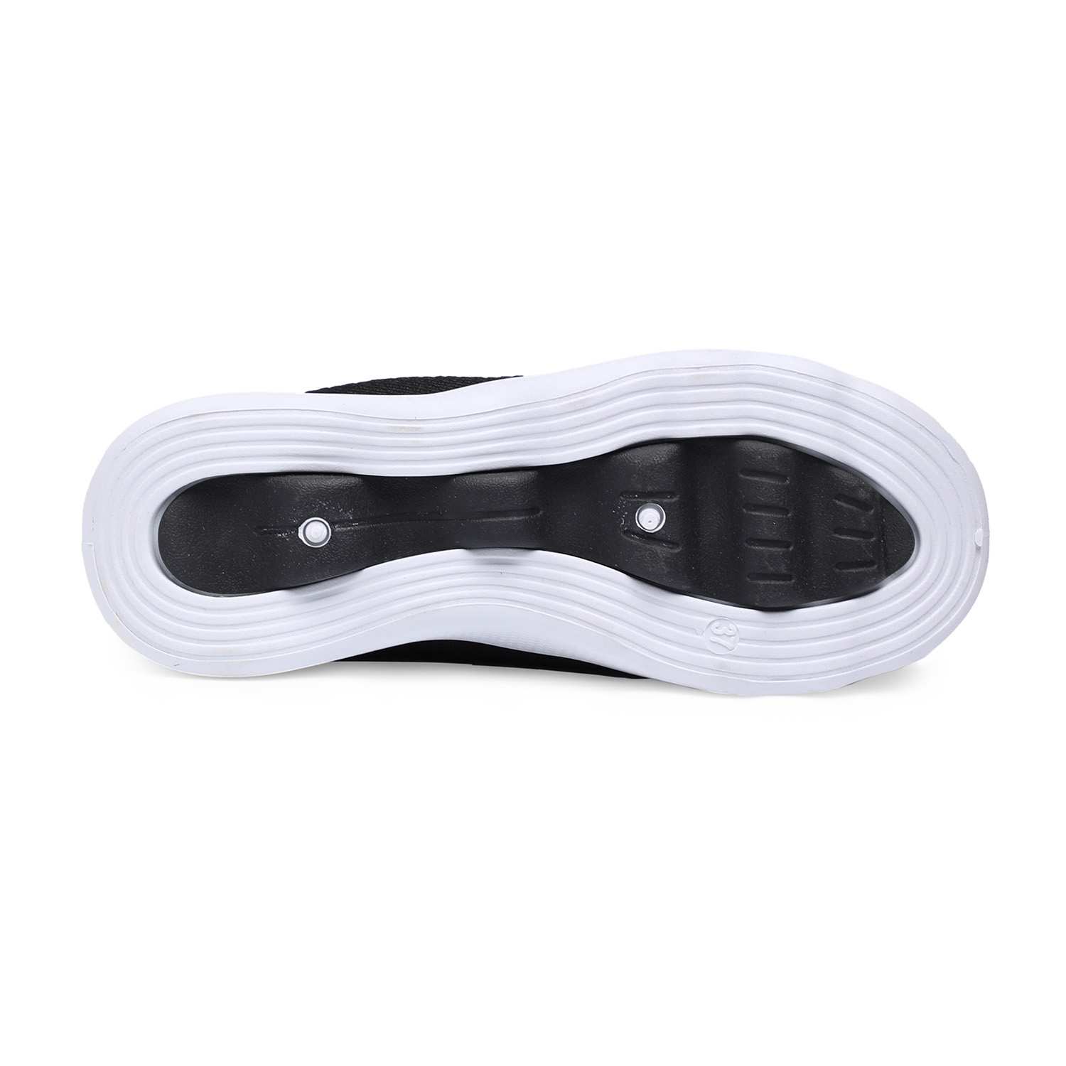 Urban Black Athleisure Slip-Ons for Women