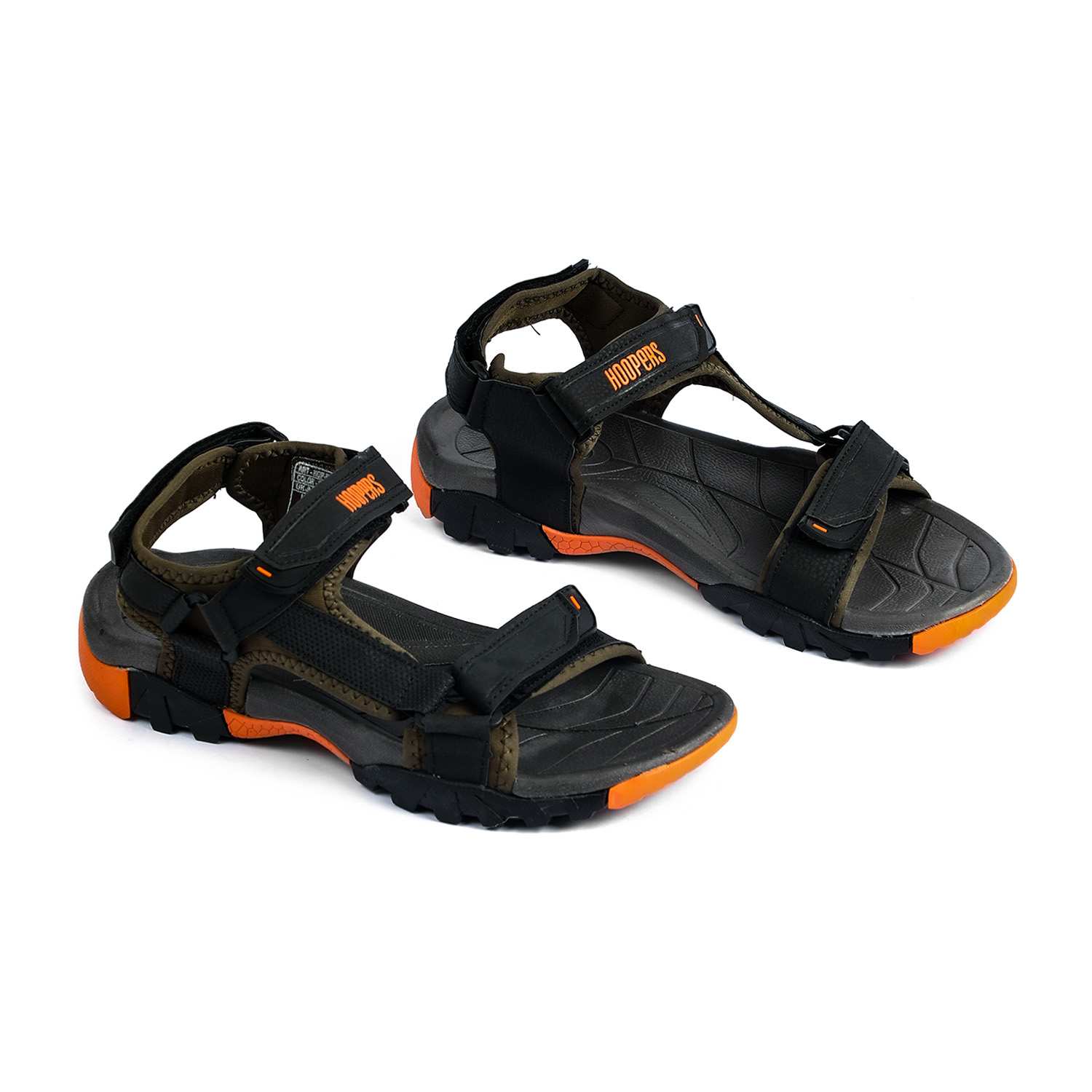 Men Olive Orange Floaters