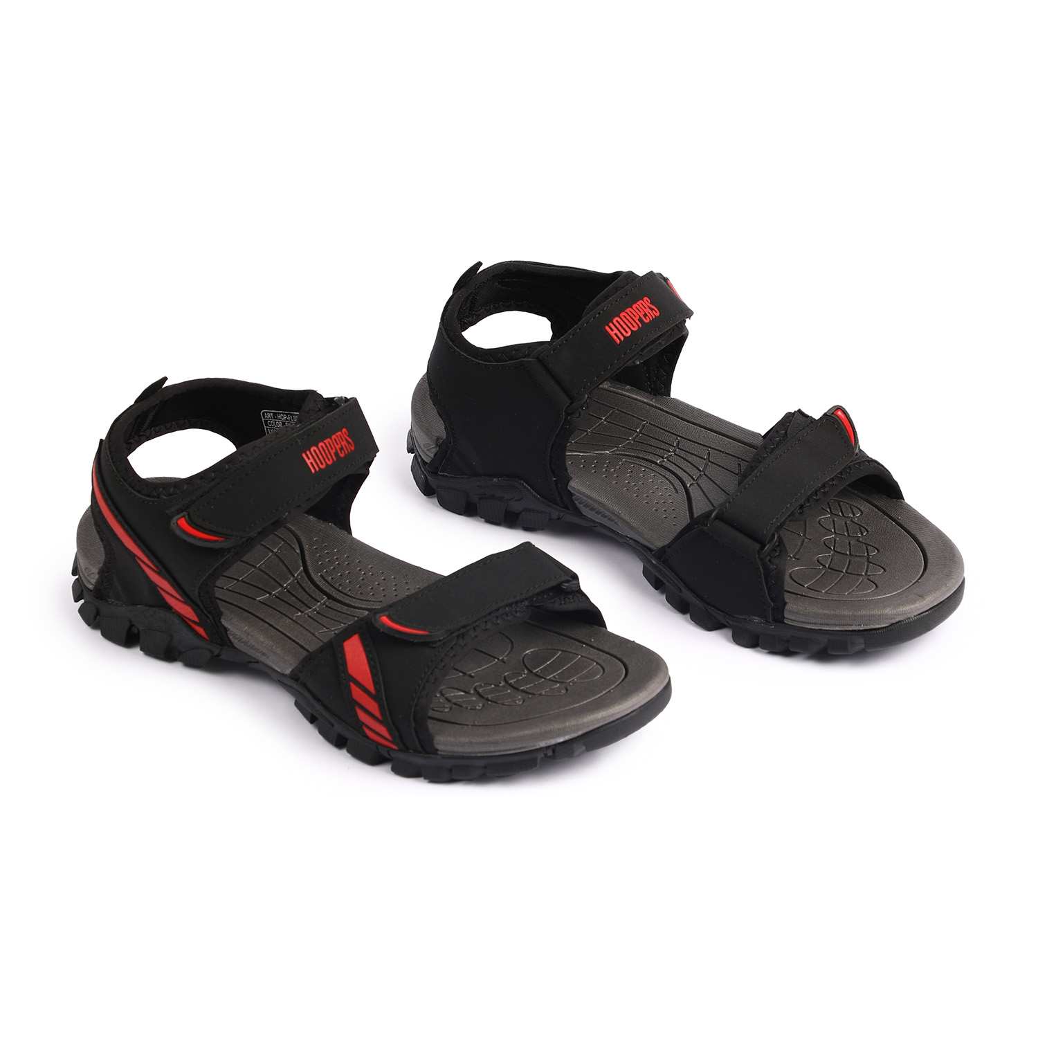 Men Black Red Floaters