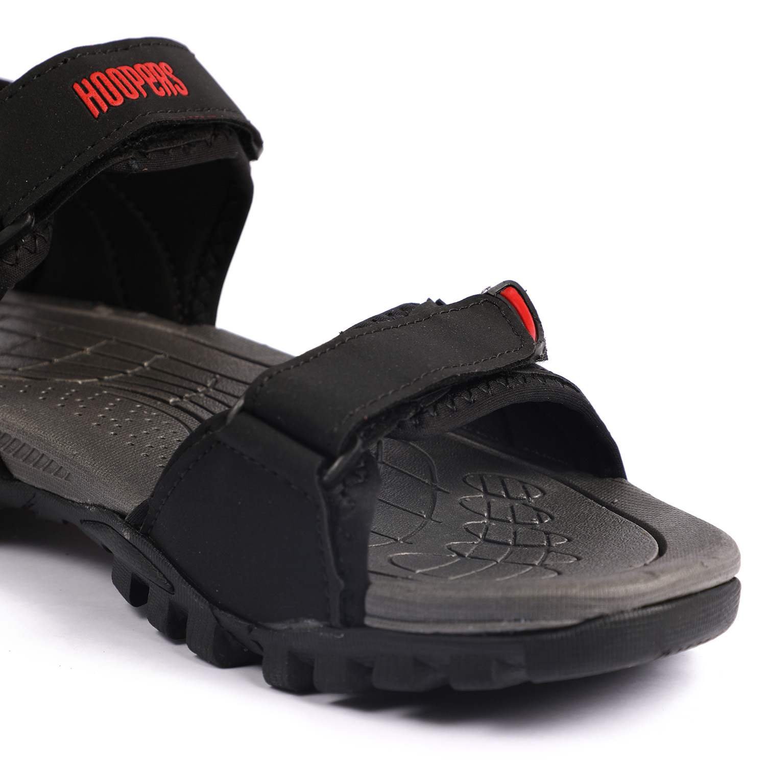 Men Black Red Floaters