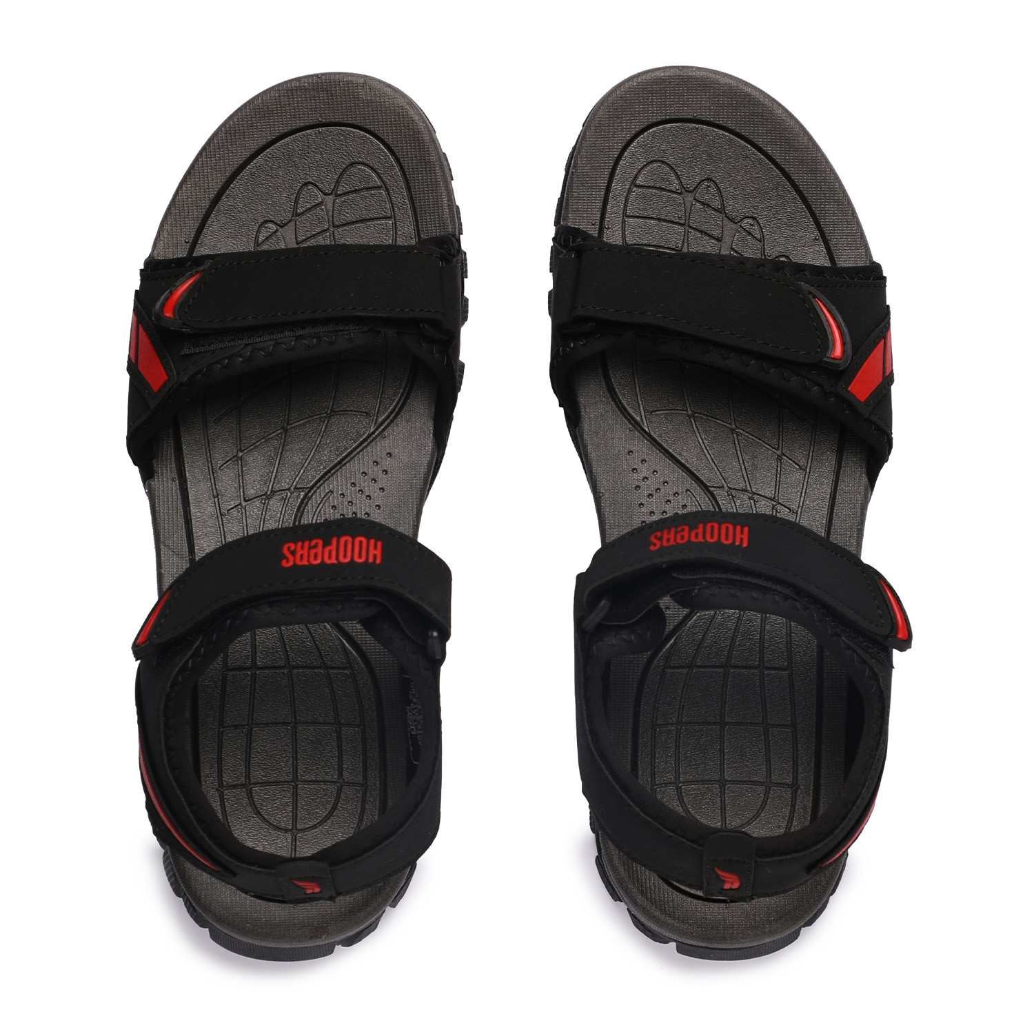 Men Black Red Floaters