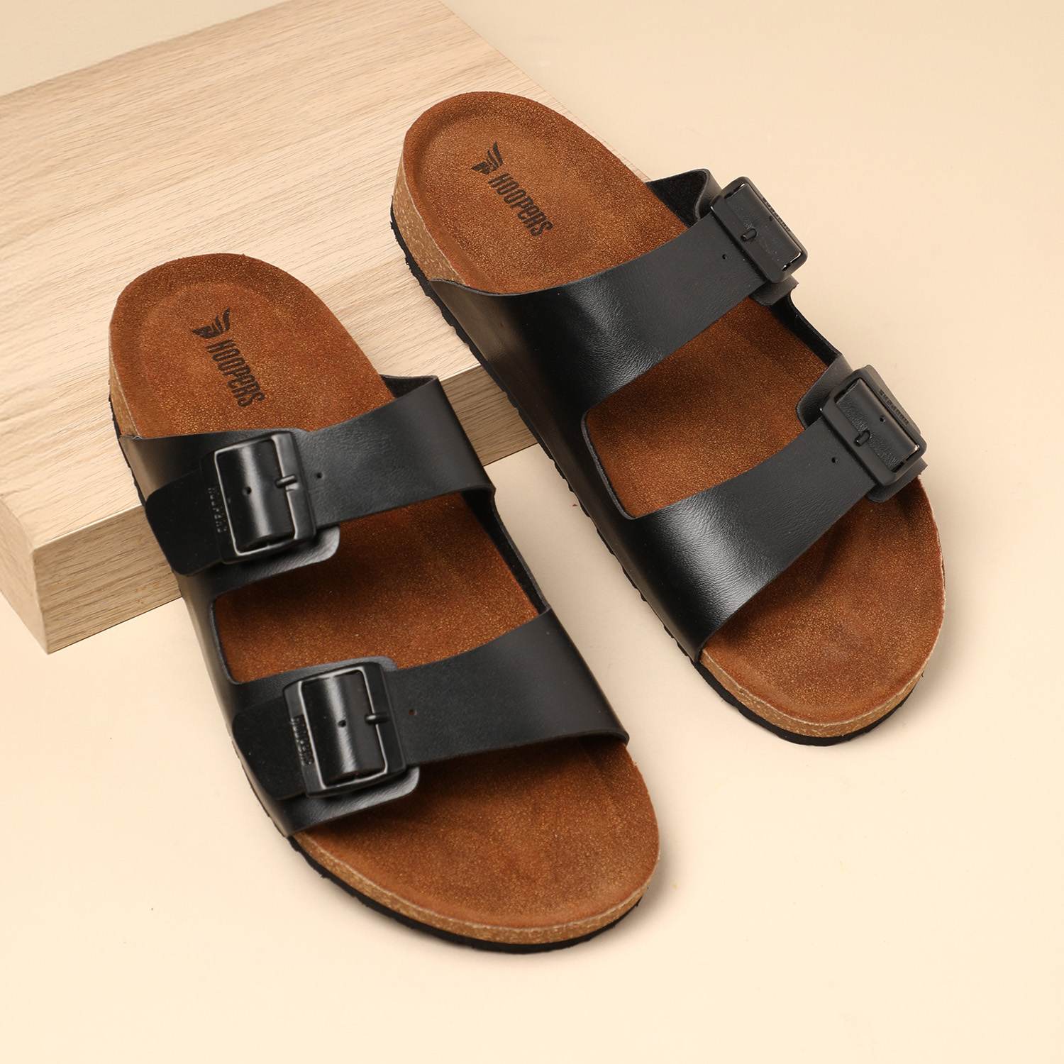 Men Black Sandals