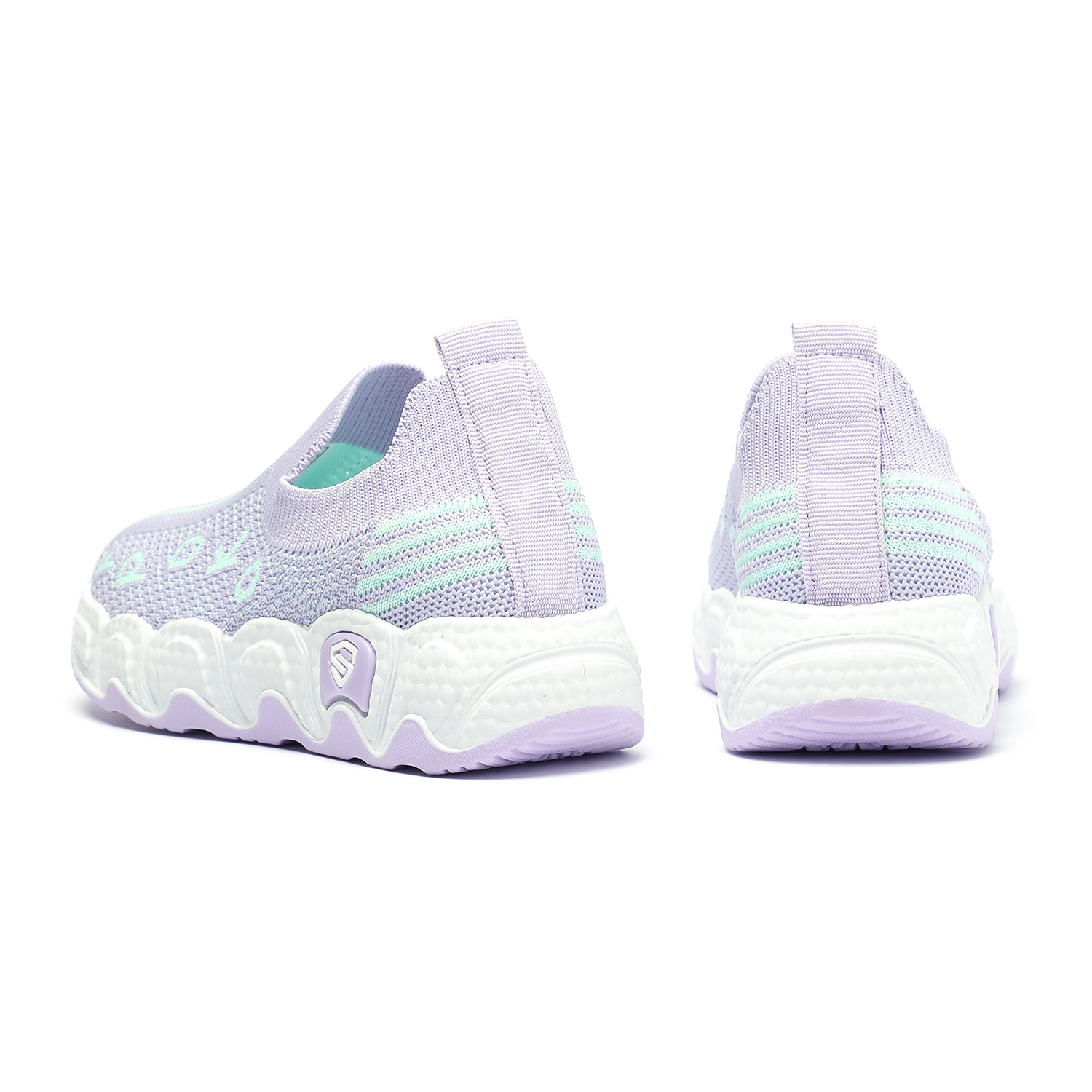 Kids Purple Casual Slip On Shoes