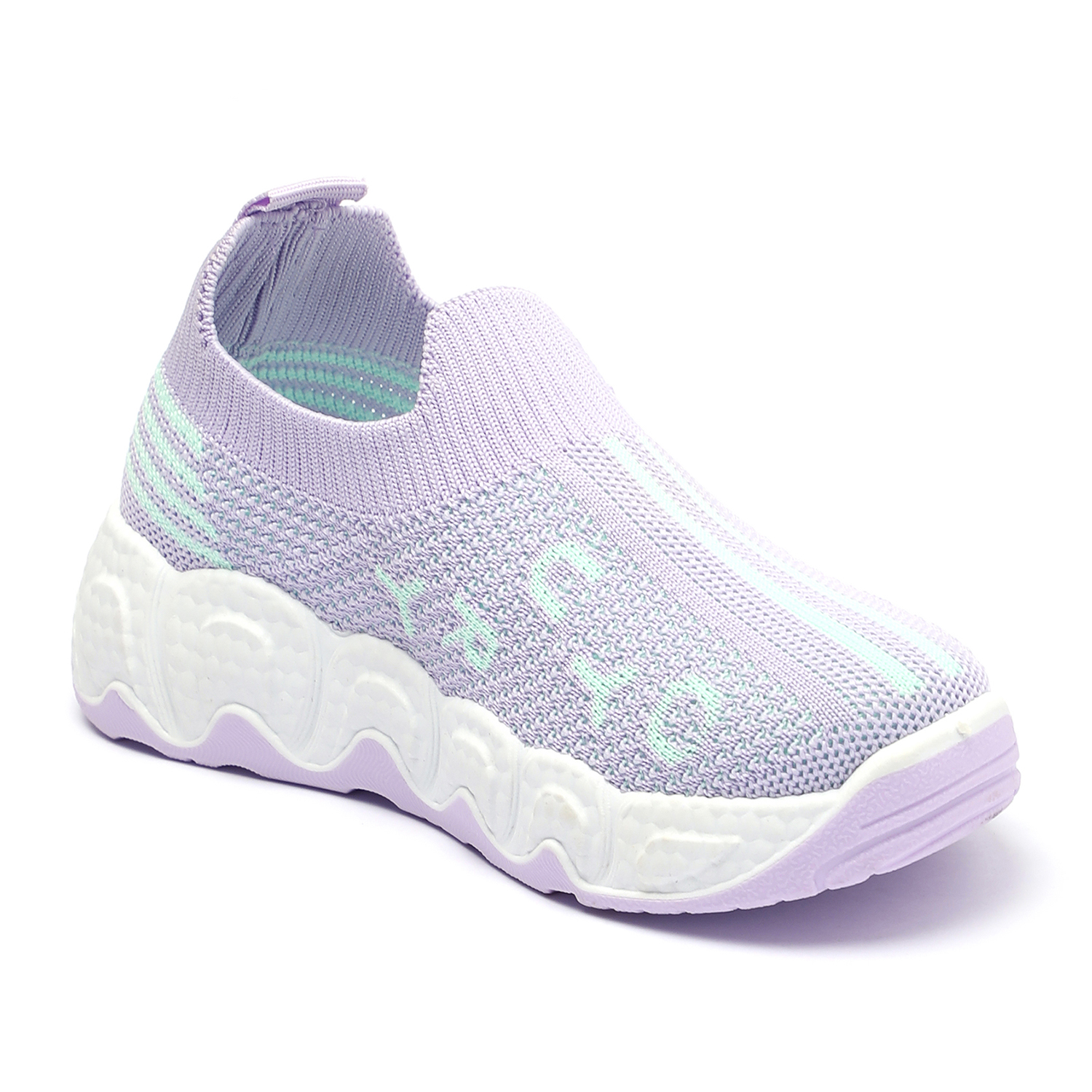 Kids Purple Casual Slip On Shoes