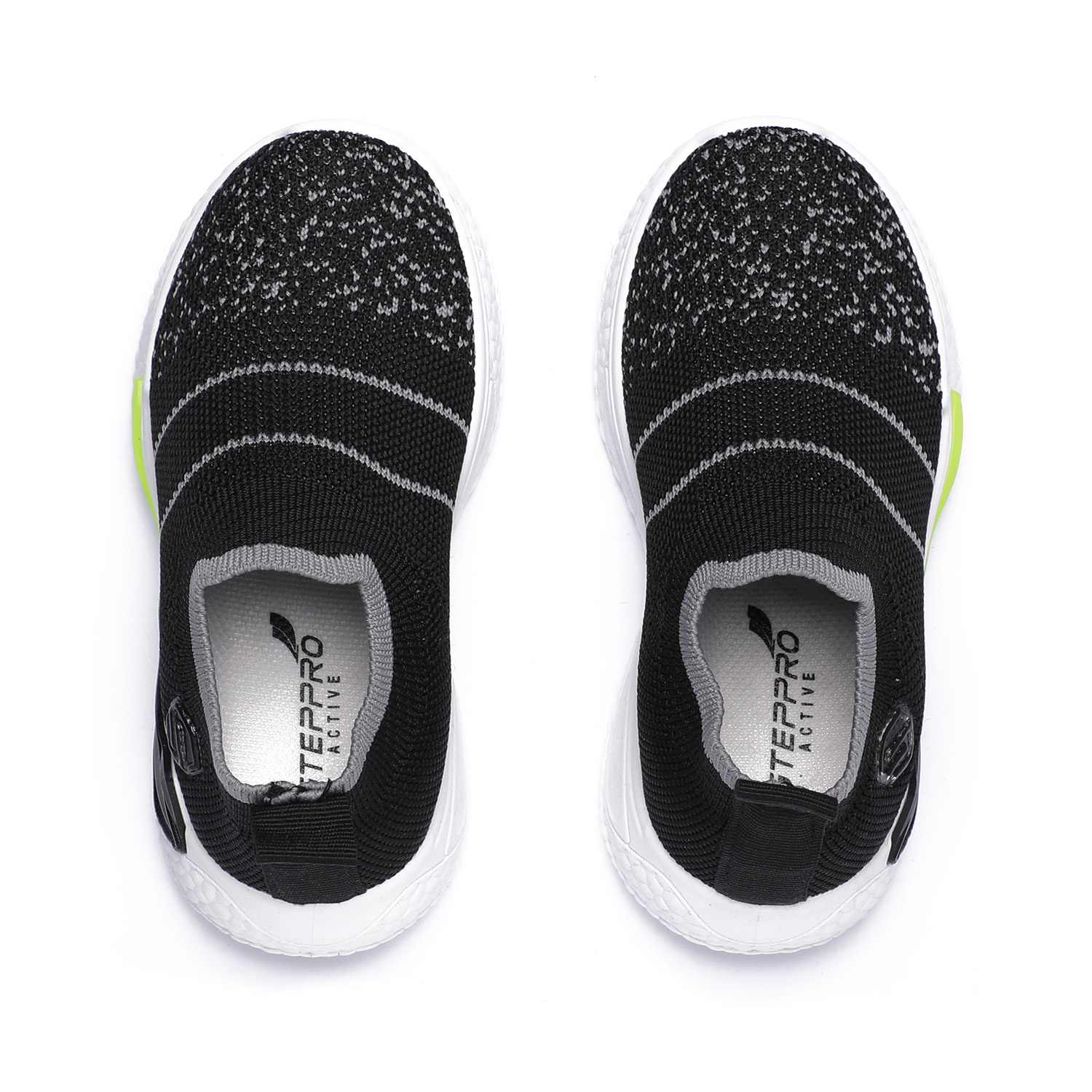 Steppro St-K-7119 A Black-Grey Casuals For Boys