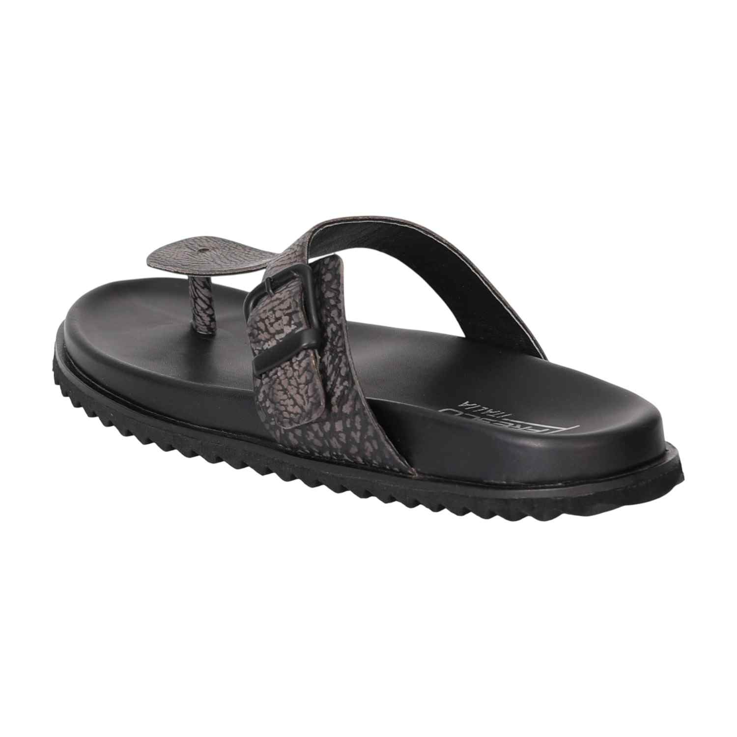 Men Grey Ergo Toe-Ring Sandals
