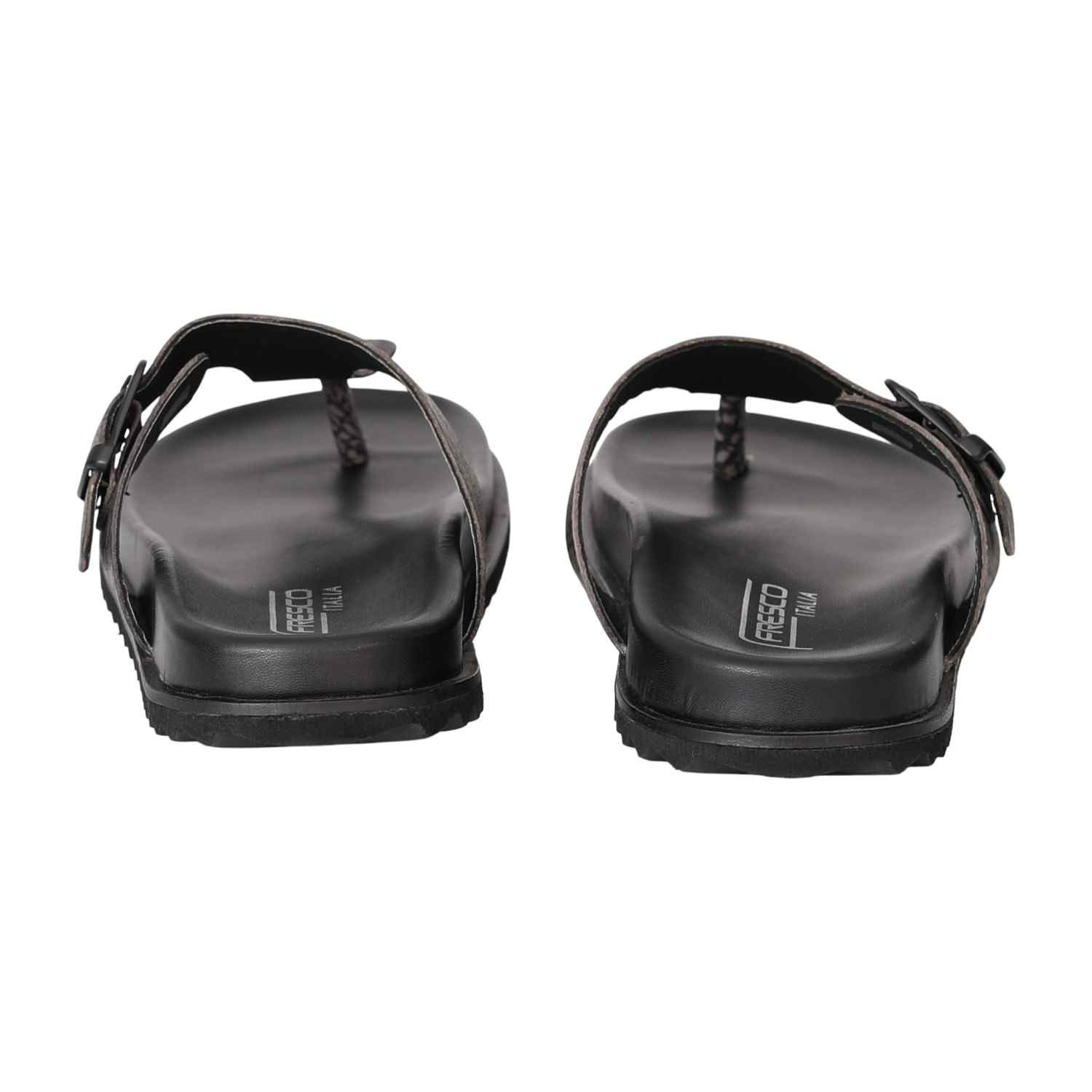 Men Grey Ergo Toe-Ring Sandals