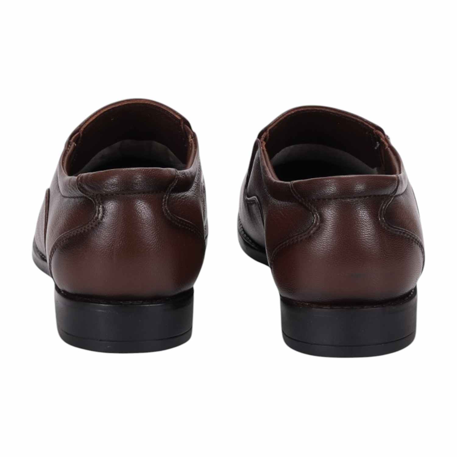 Men Tan Formal Shoes Slip On